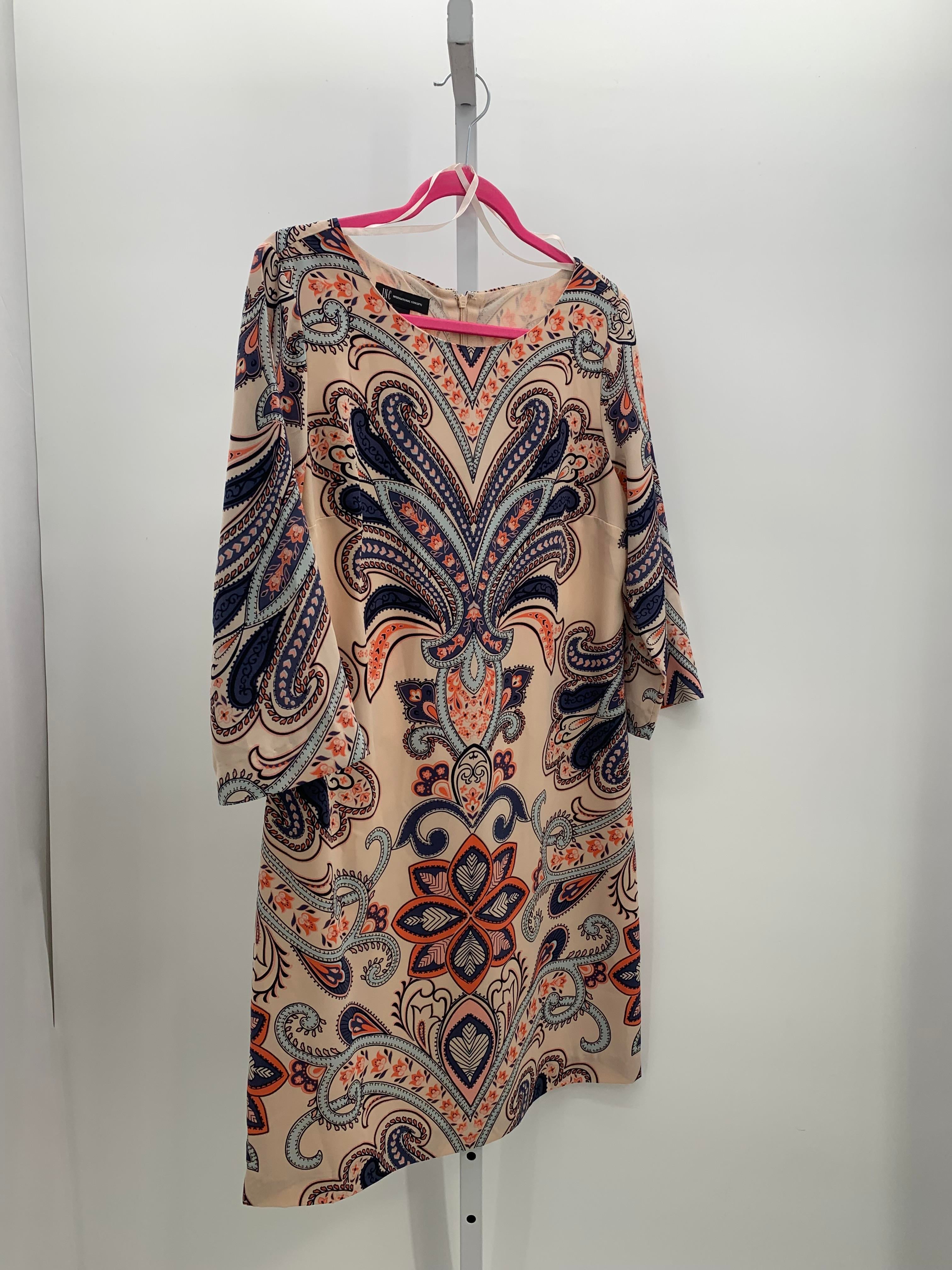INC Size 8 Misses 3/4 Sleeve Dress