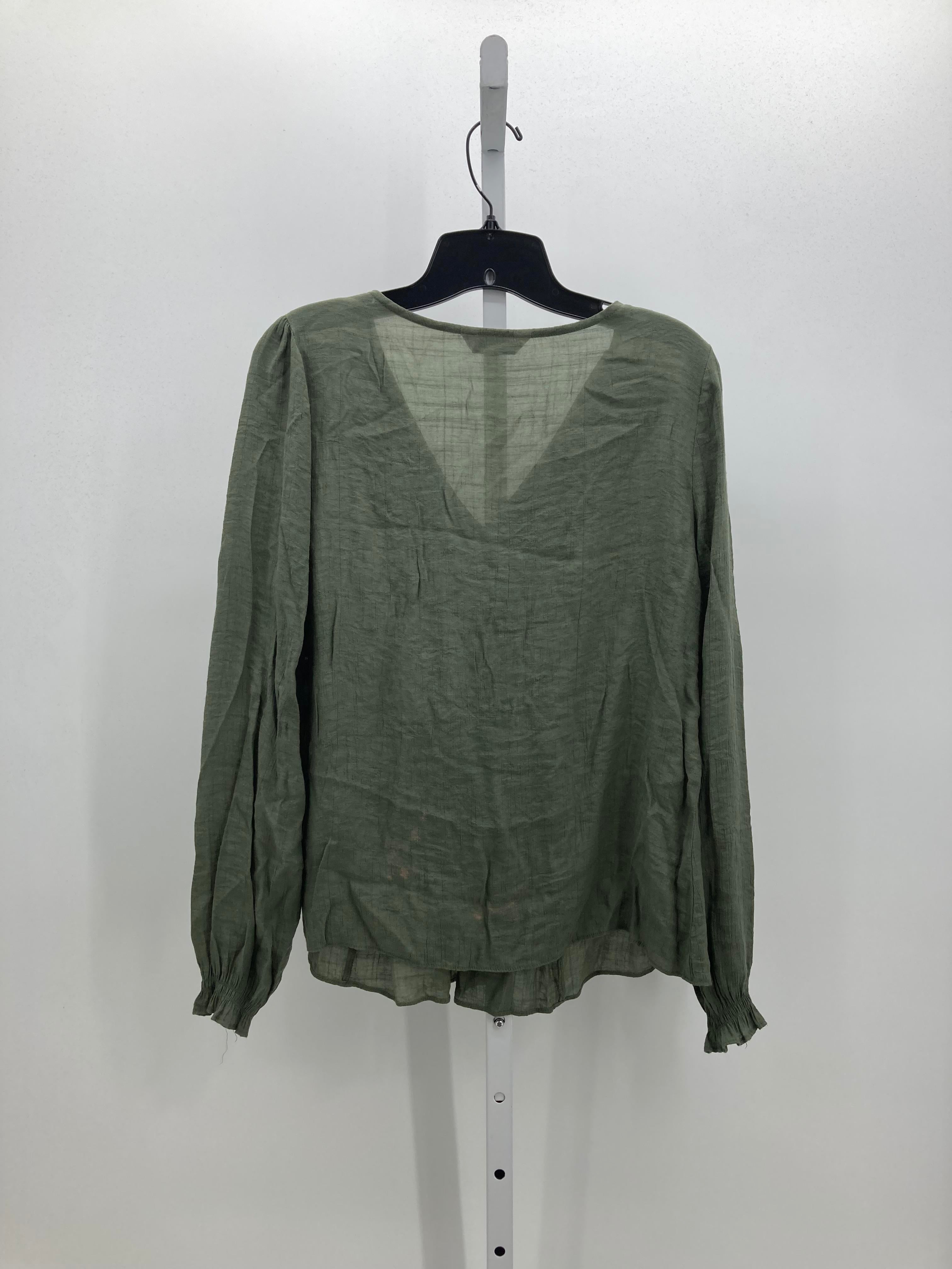Nannette Size Large Misses Long Sleeve Shirt