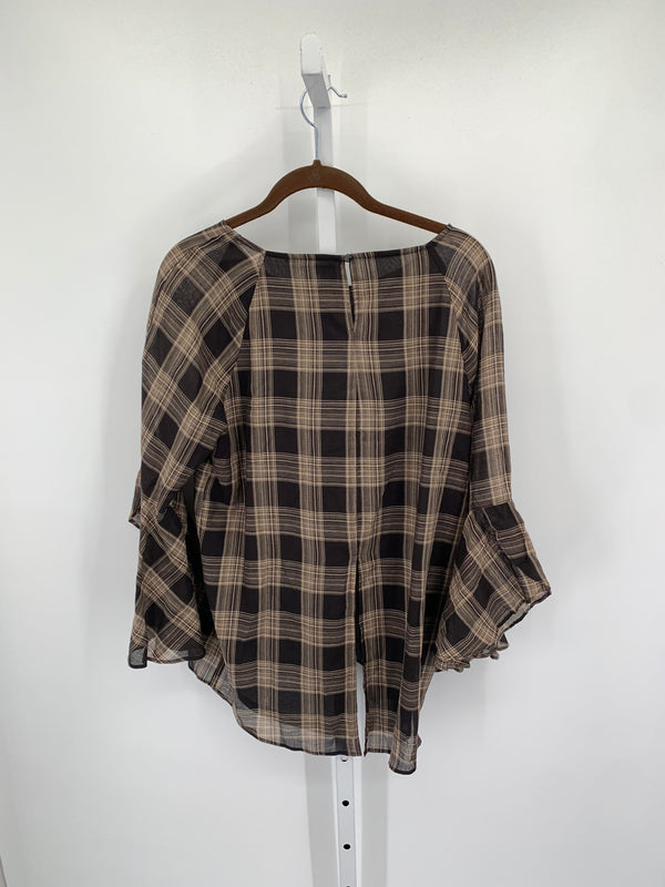 Lauren Conrad Size Medium Misses 3/4 Sleeve Shirt