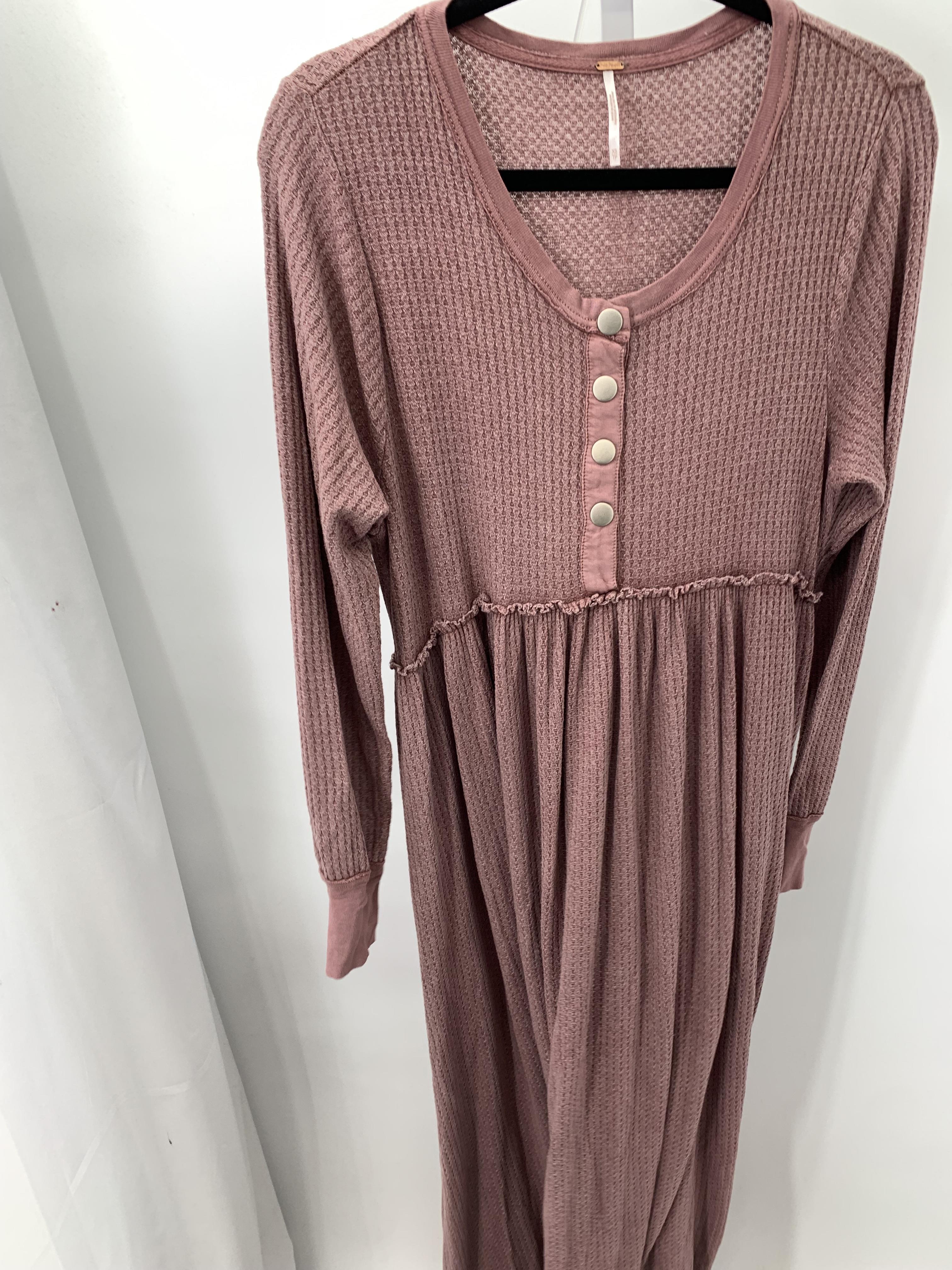 Free People Size X Small Misses Long Sleeve Dress