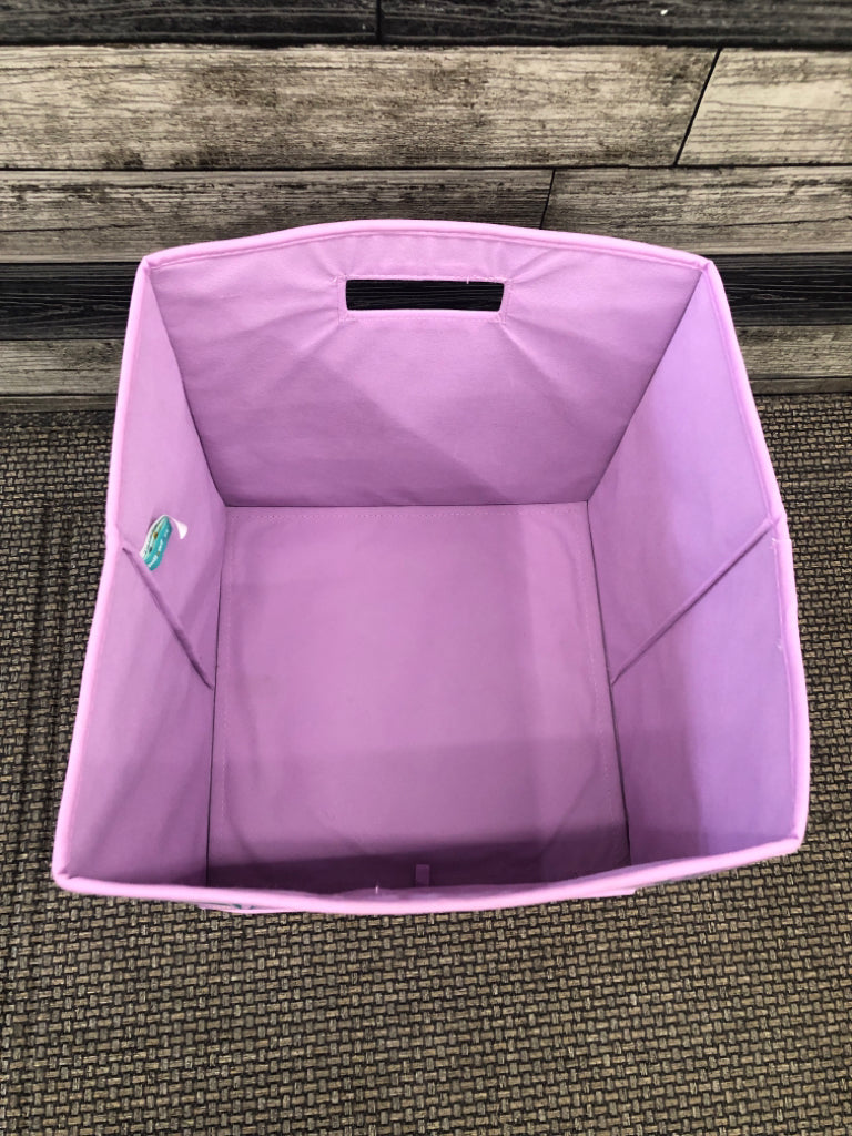 PURPLE UNICORN COLLAPSIBLE BIN.