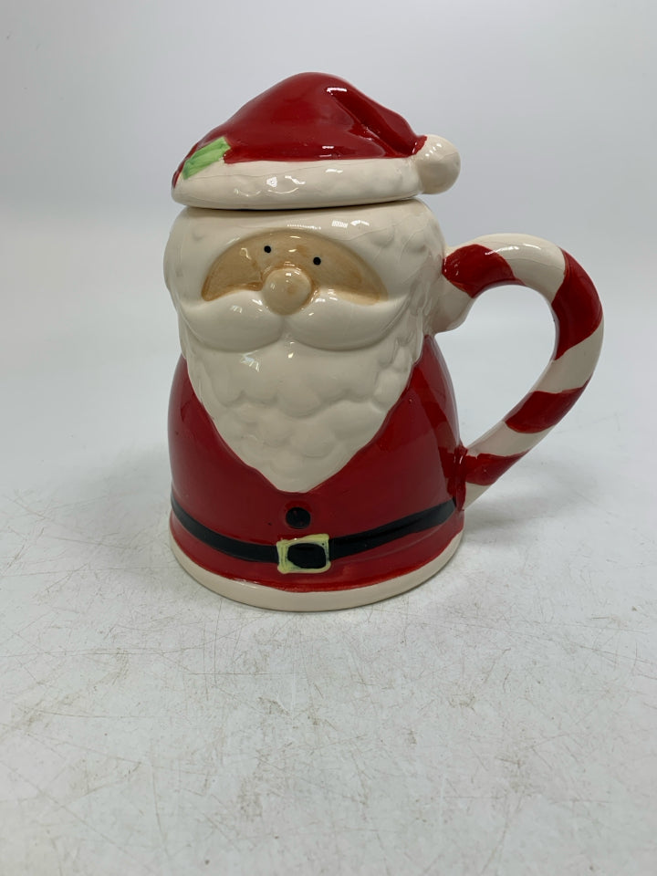COVERED SANTA MUG.