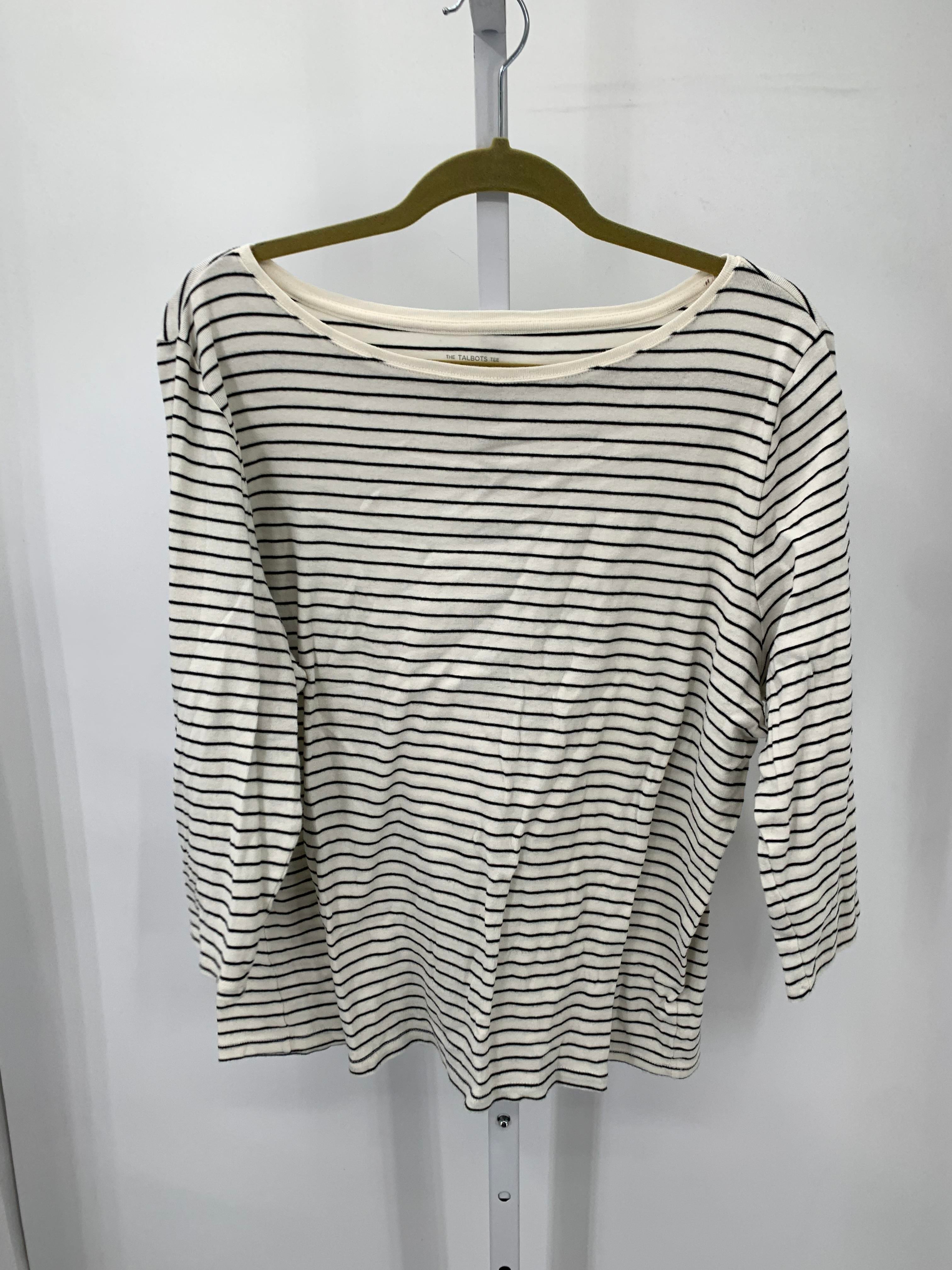 Talbots Size 2X Womens 3/4 Sleeve Shirt