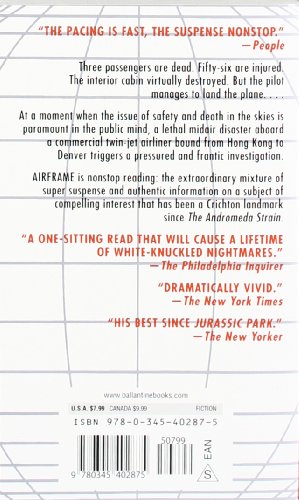 Airframe - Michael Crichton