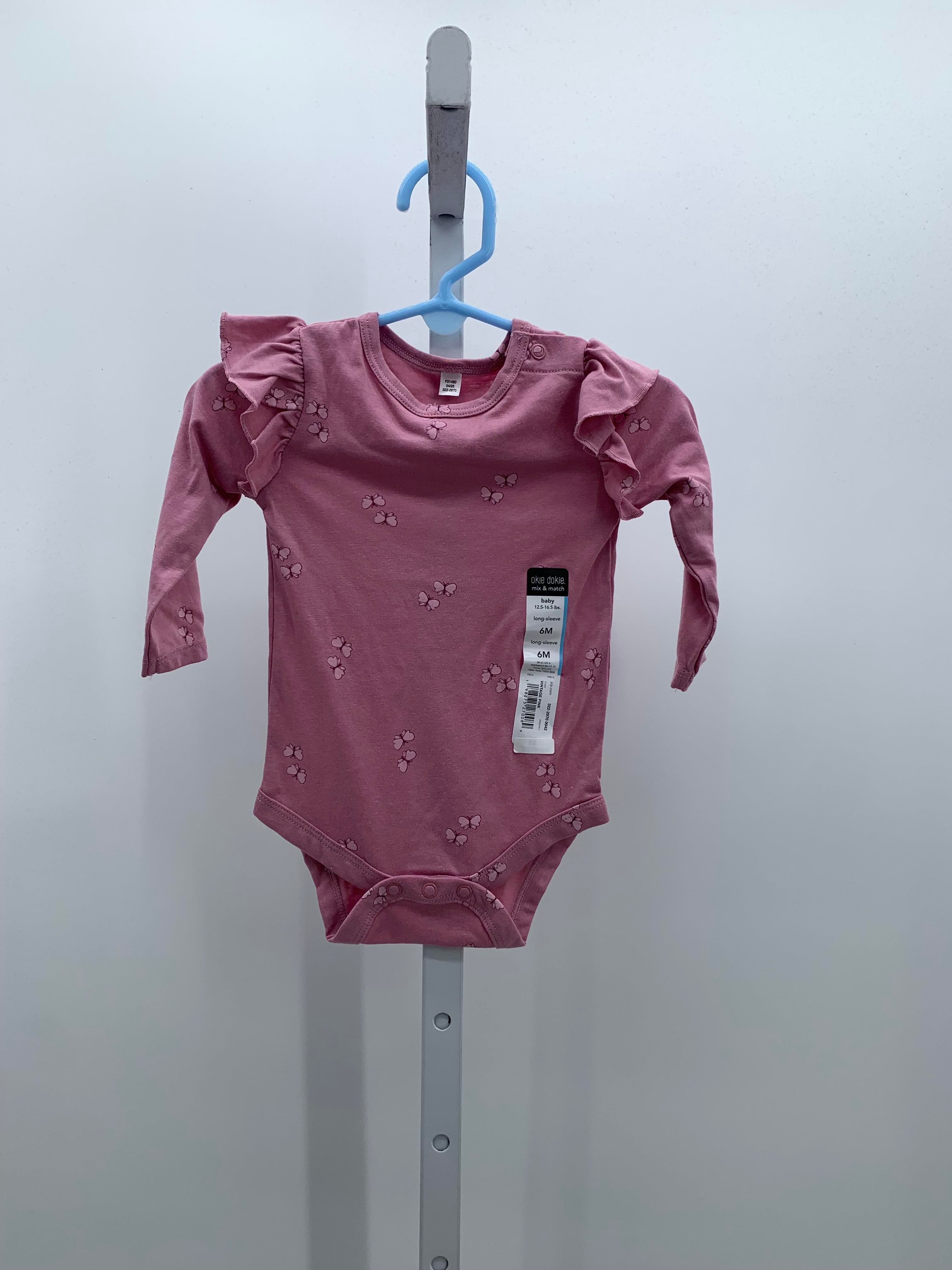 Okie Dokie Size 6 Months Girls Long Sleeve Shirt