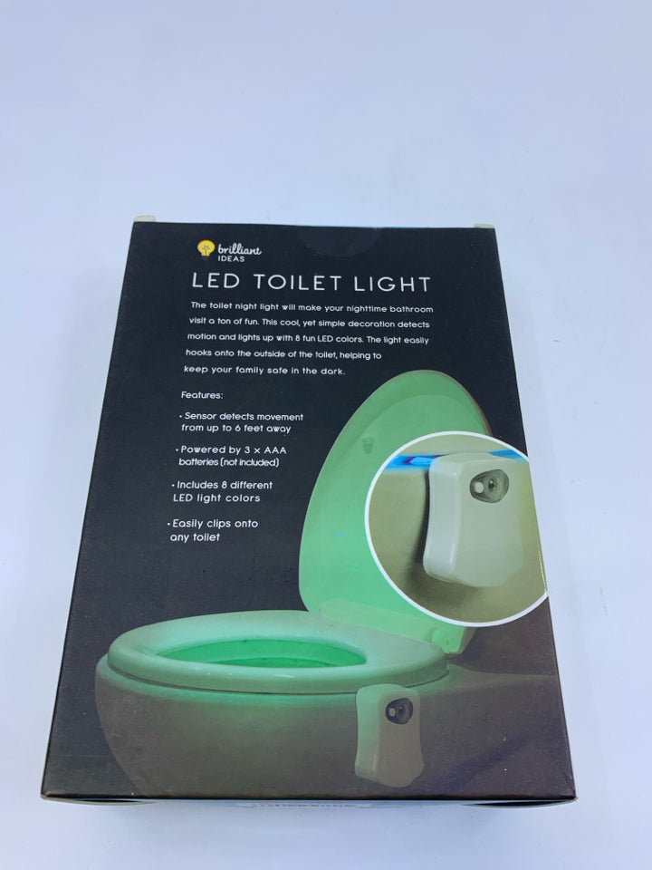 NIB LED TOILET LIGHT.