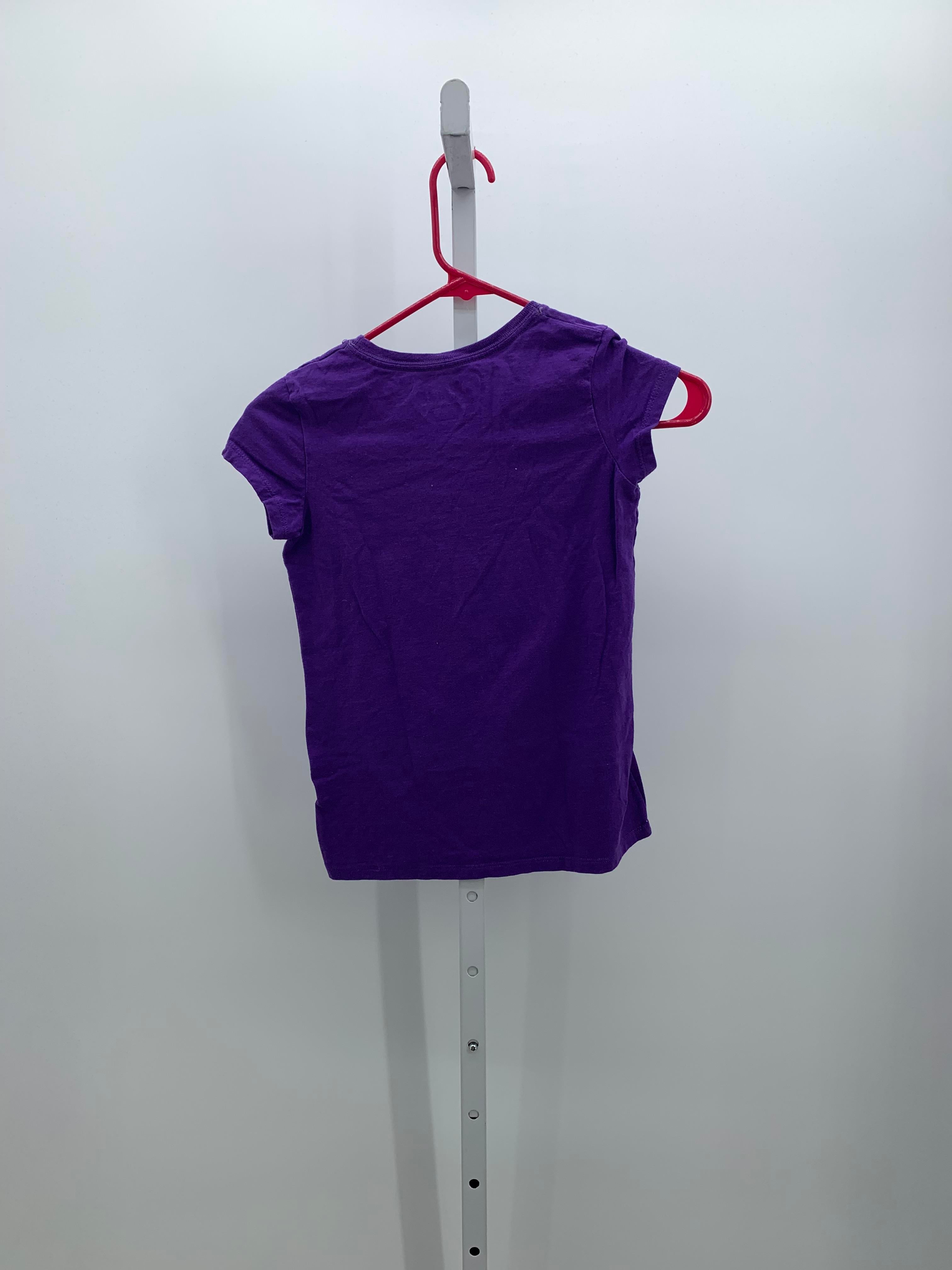 Hanes Size 8-10 Girls Short Sleeve Shirt