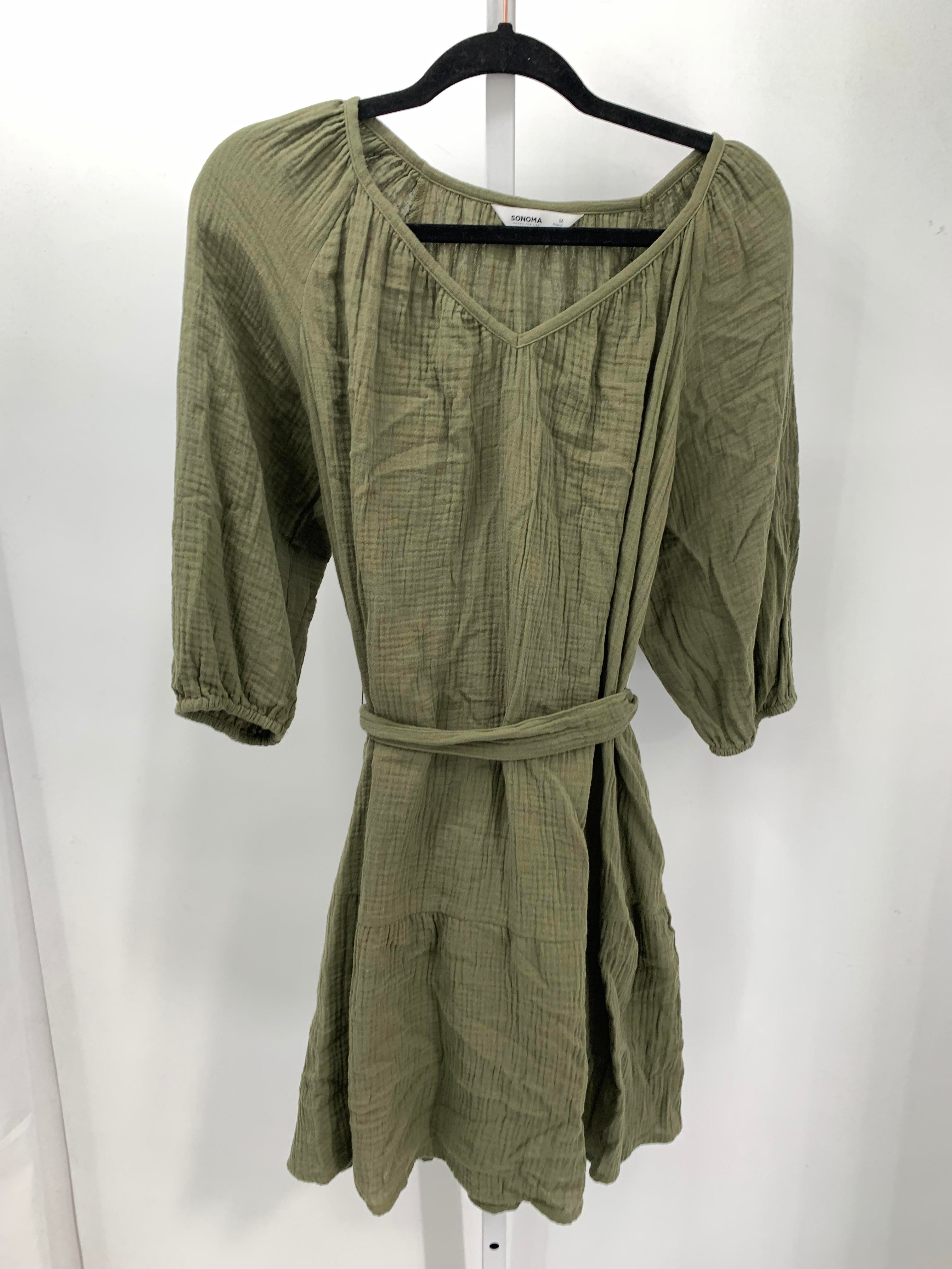 Sonoma Size Medium Misses 3/4 Sleeve Dress