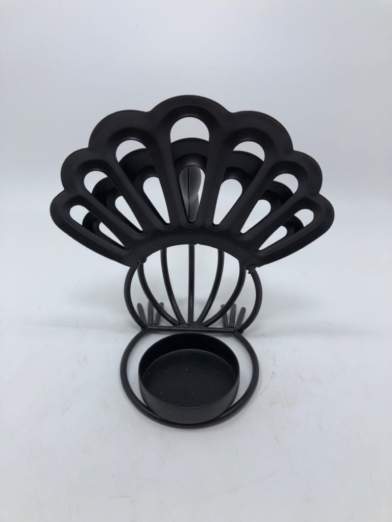 METAL TURKEY TEA LIGHT HOLDER.