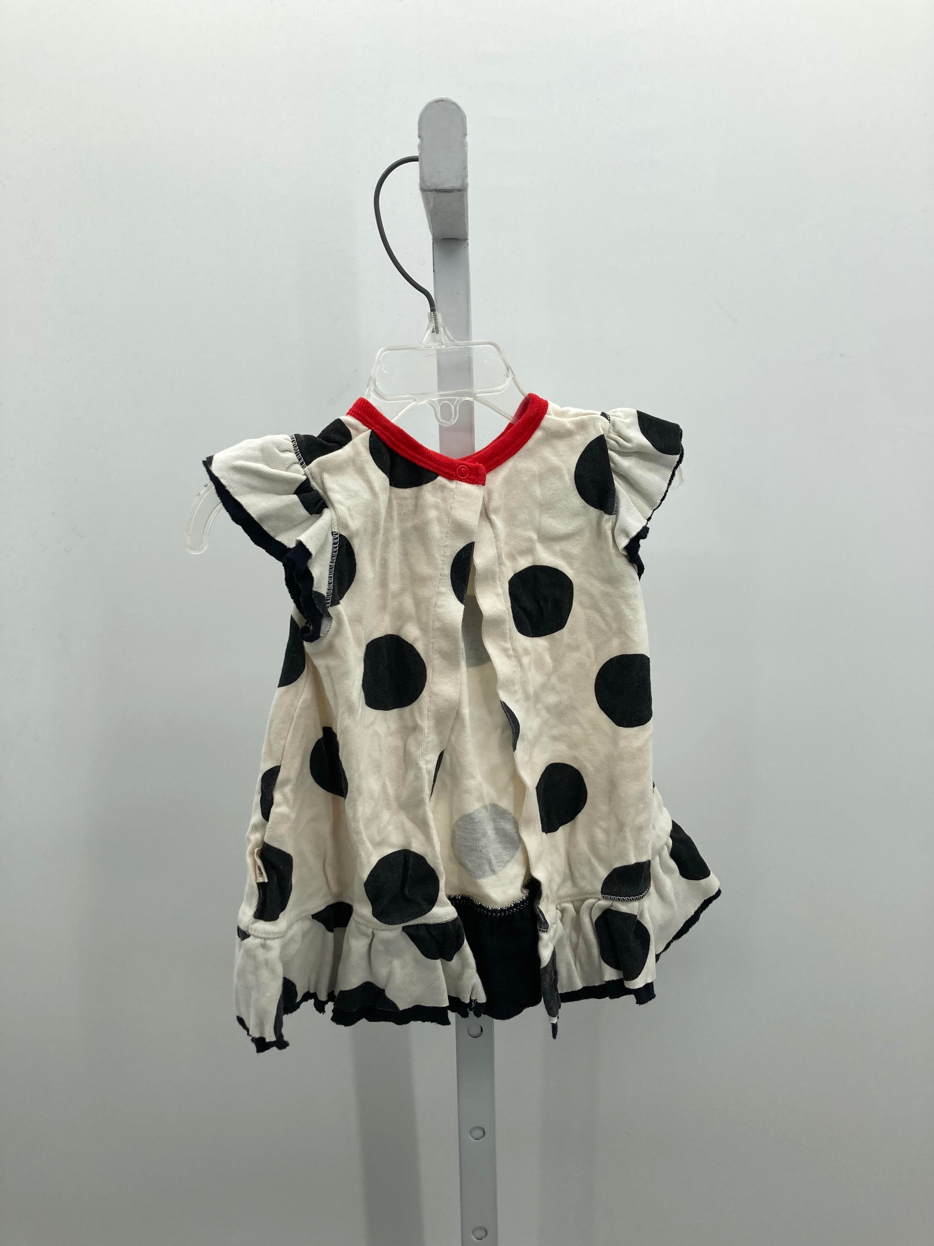 Burt's Bees Size 6-9 mon Girls Short Sleeve Dress