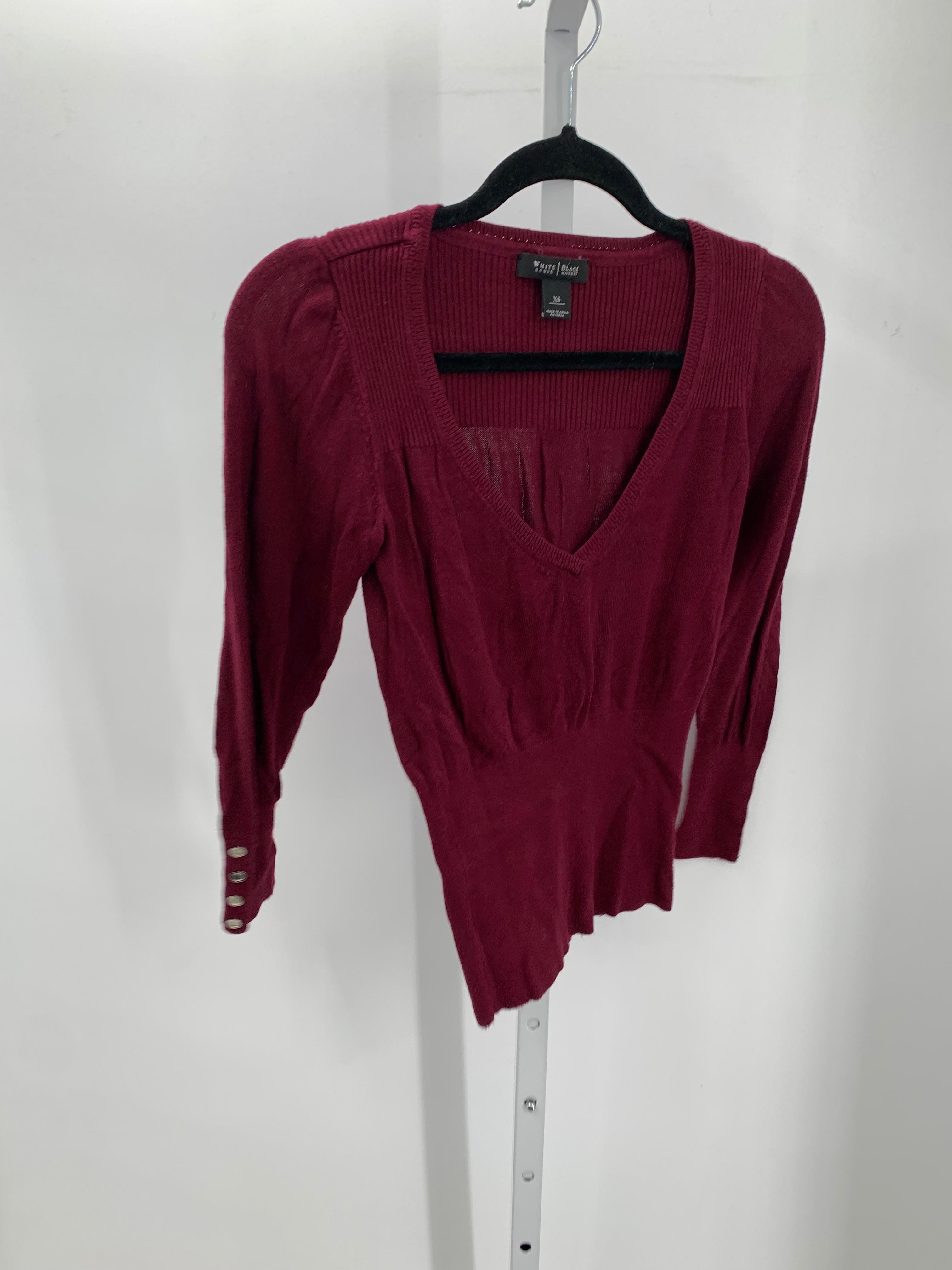 White House Black Size X Small Misses Long Slv Sweater