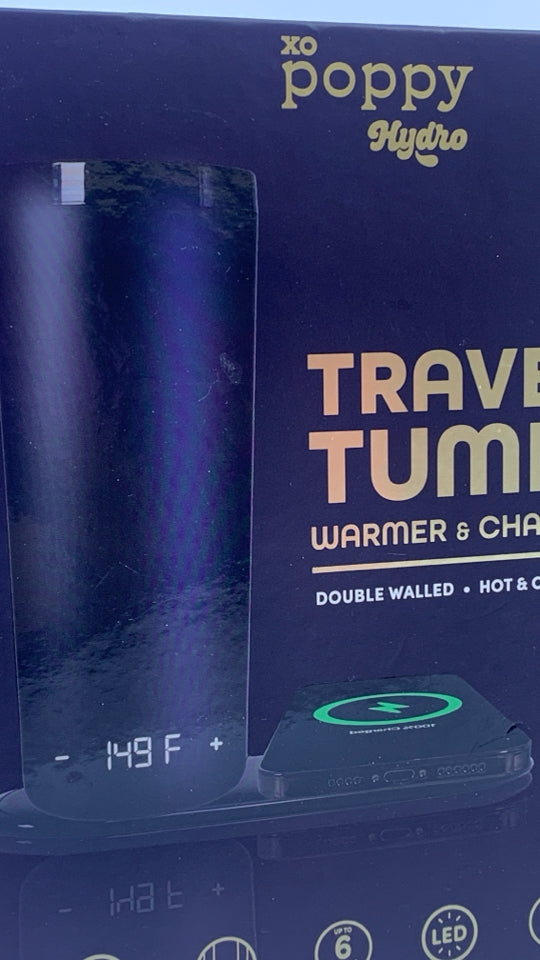 NIP POPPY HYDRO WARMING TRAVEL TUMBLER.