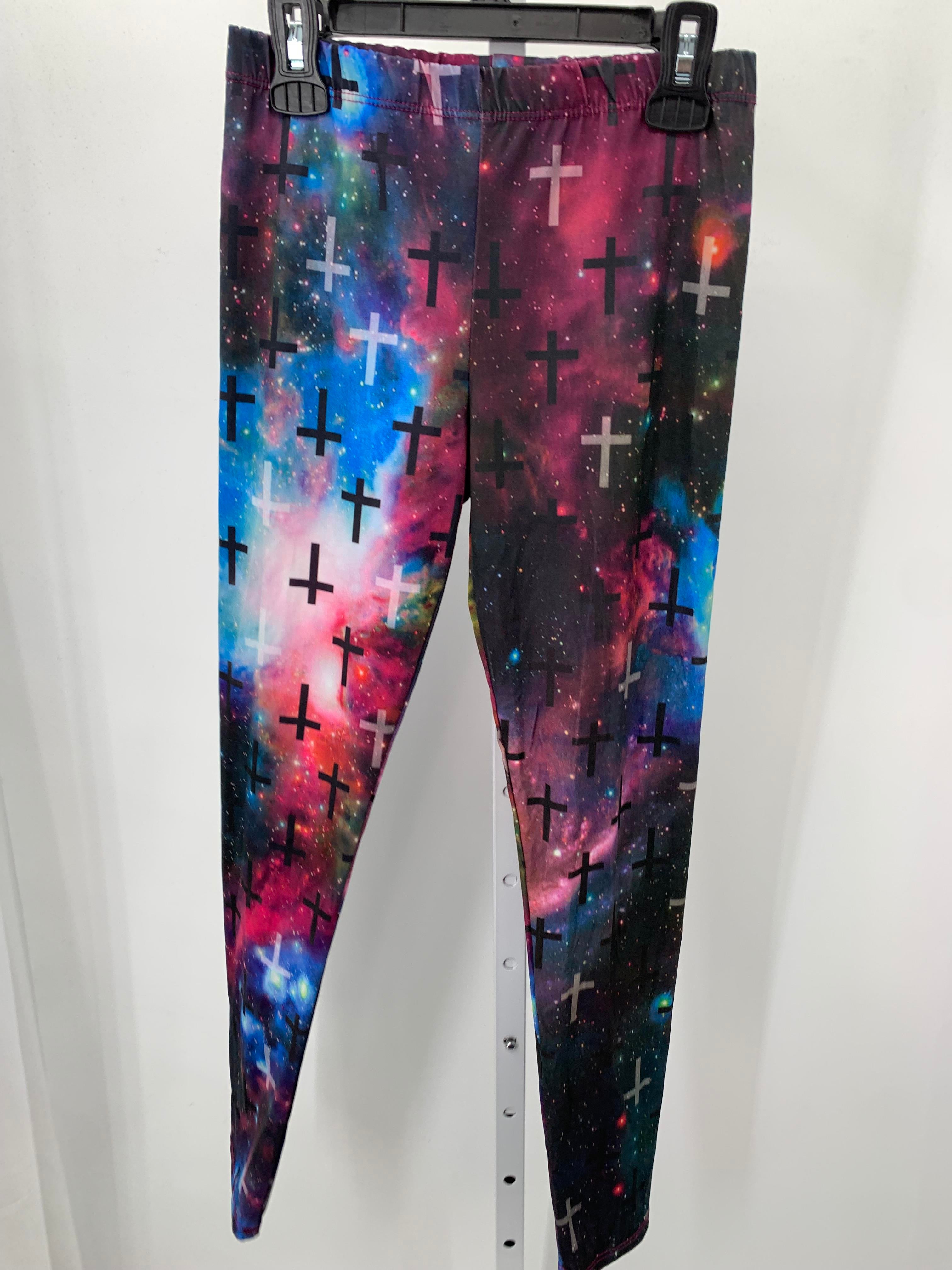 Rainbow Size Medium Juniors Leggings