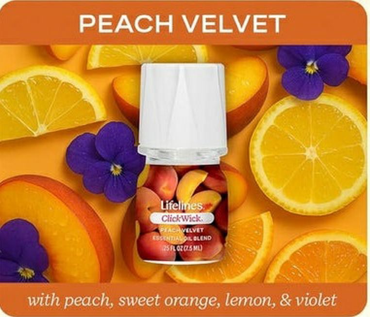 New - Clickwick Diffuser Refill - Peach Velvet