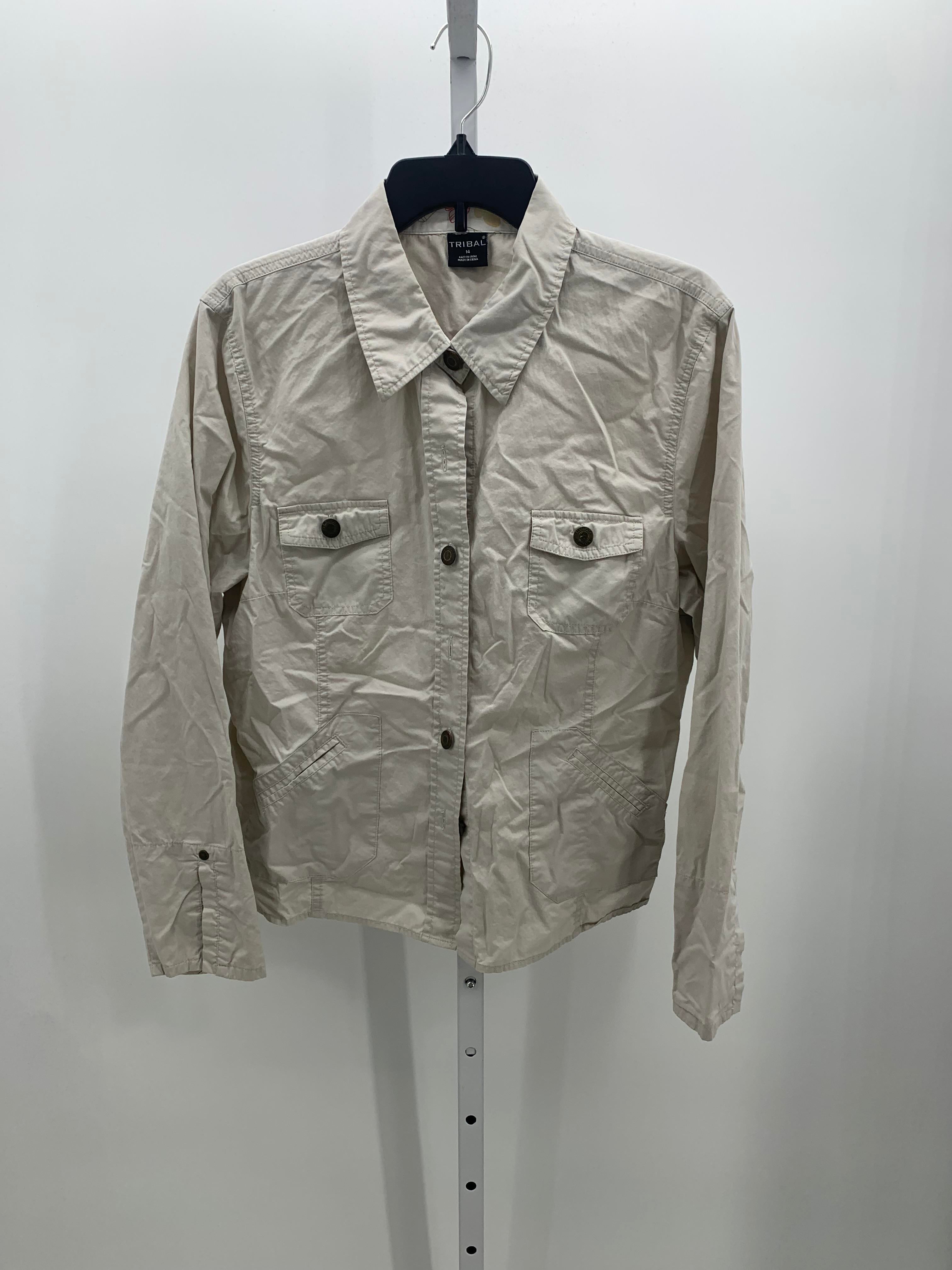 Tribal Size 14 Misses Long Sleeve Shirt