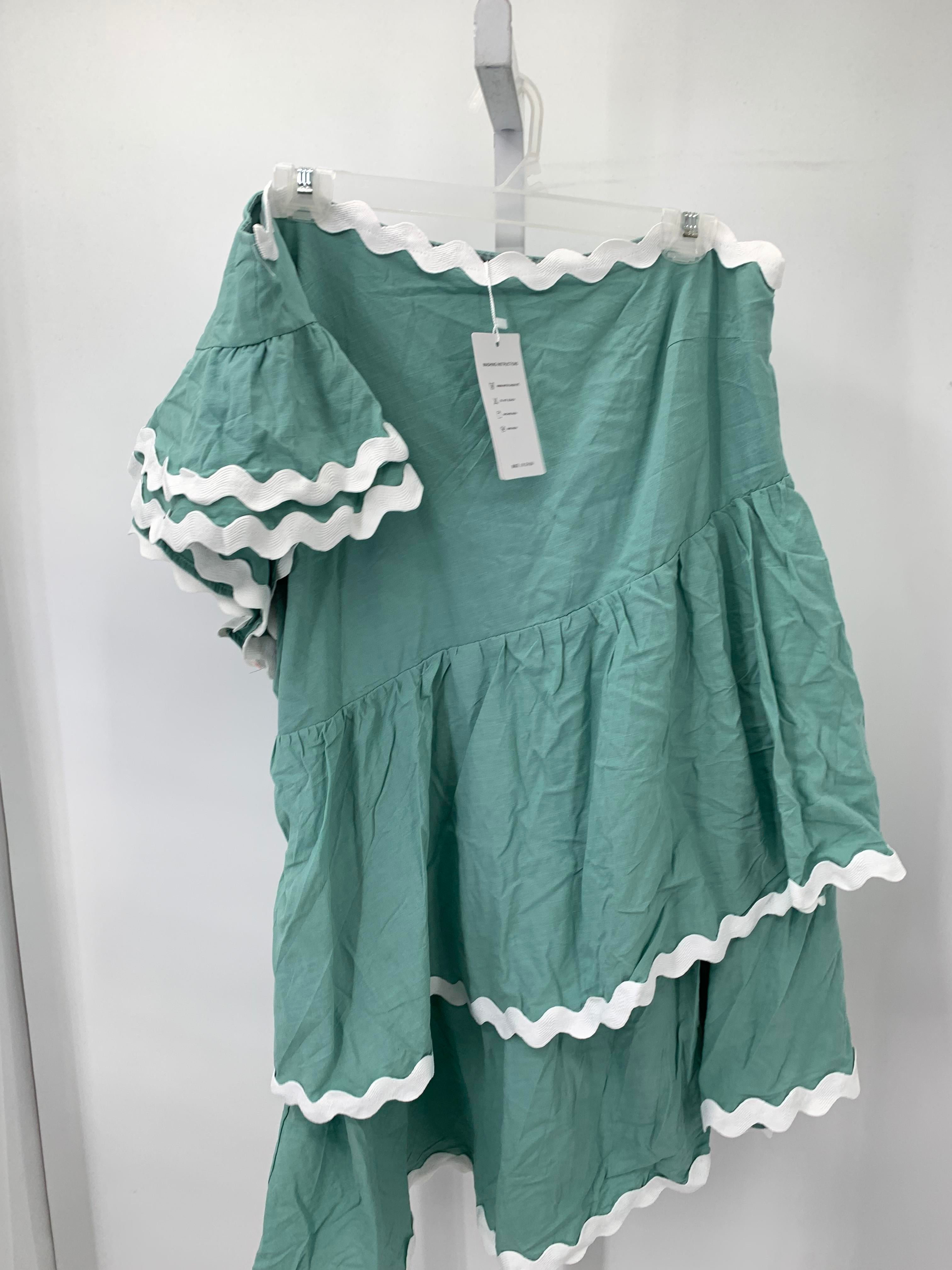 Size Extra Large Misses Short Sleeve Dress
