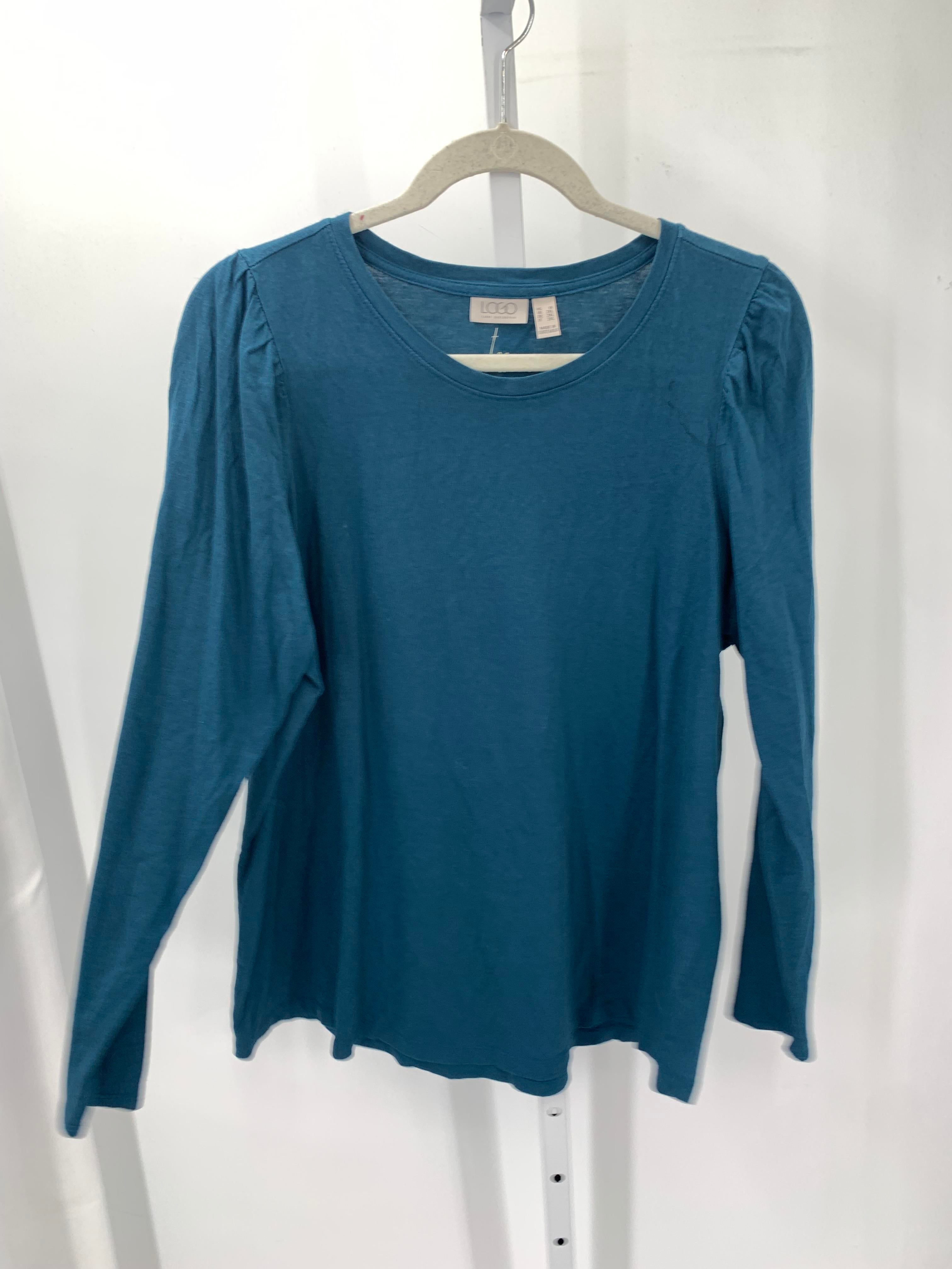 LOGO Size 1X Womens Long Sleeve Shirt