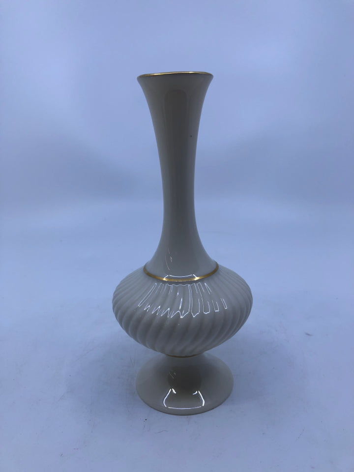 LENOX SKINNY VASE W/ THICK MIDDLE.