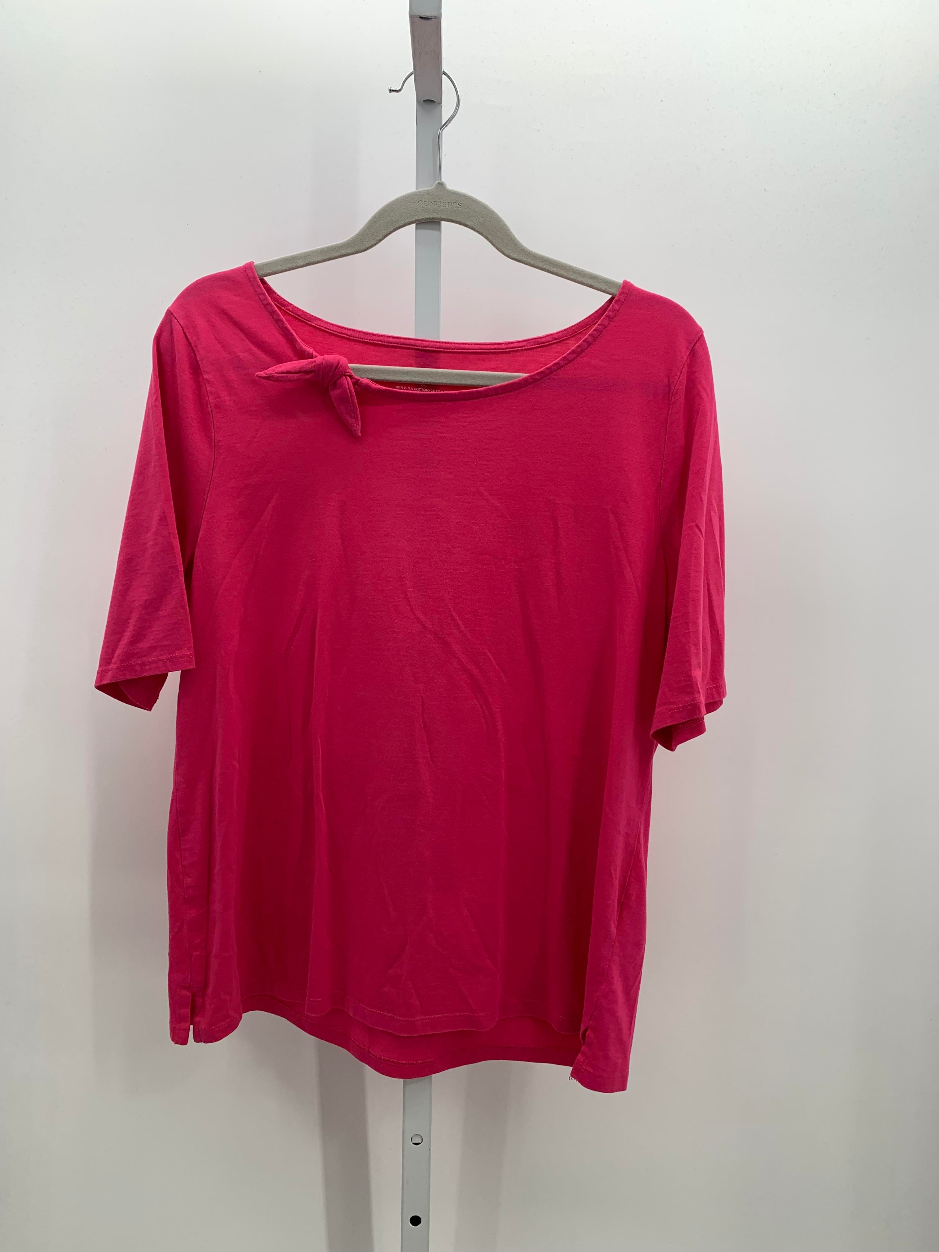 Talbots Size Extra Large Misses Short Sleeve Shirt