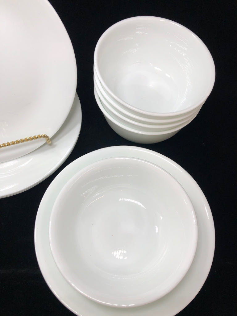 16PC CORELLE WHITE DINING SET SERVICE FOR 4.