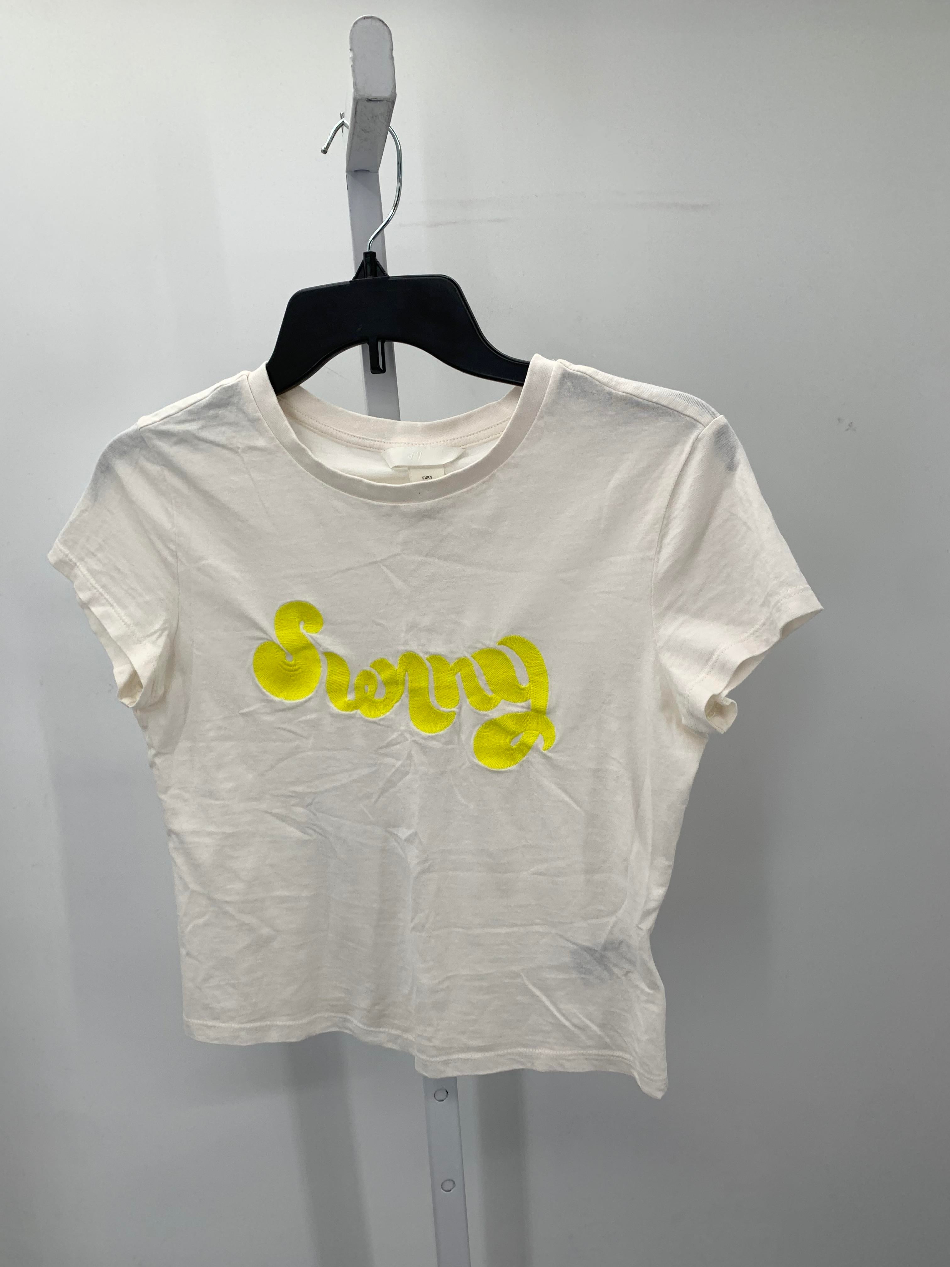 H&M Size Small Juniors Short Sleeve Shirt
