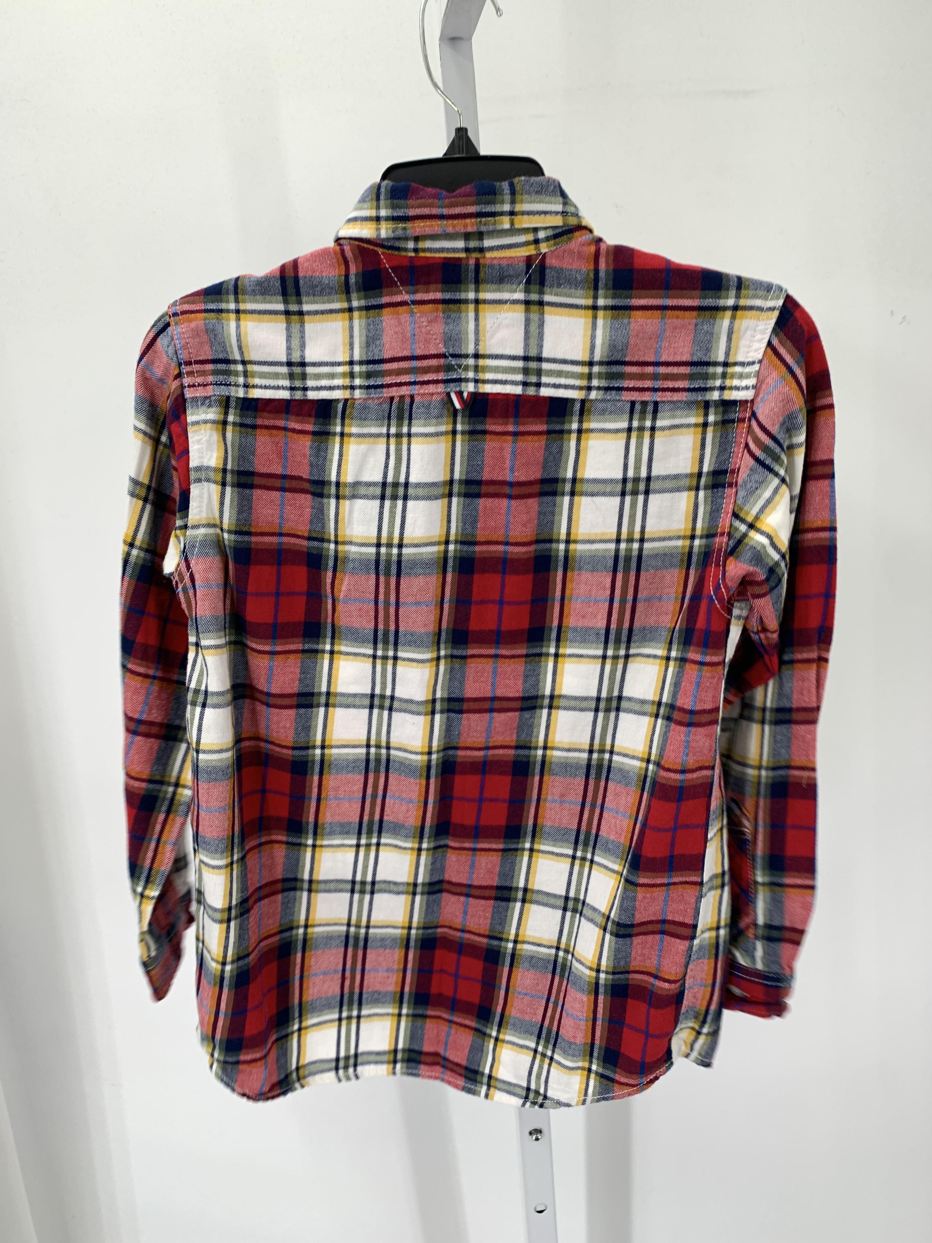 PLAID BTN DOWN