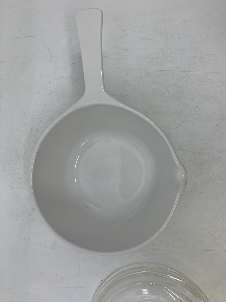 VTG WILDFLOWER SAUCE PAN W/ LID.