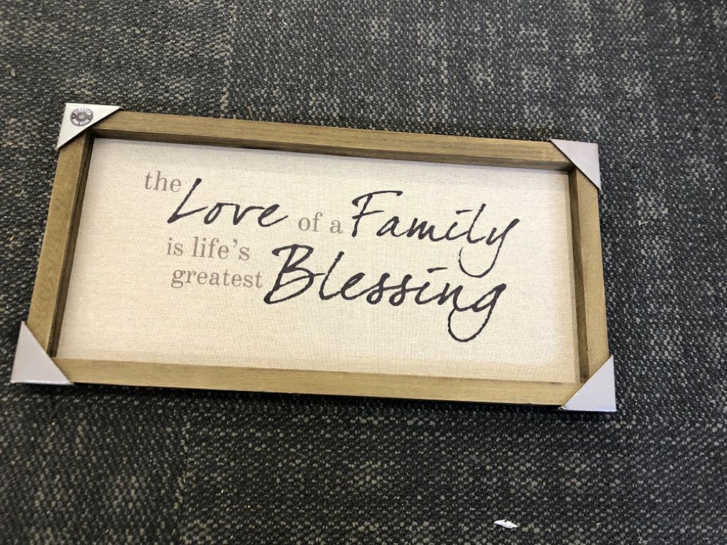 THE LOVE WALL HANGING.
