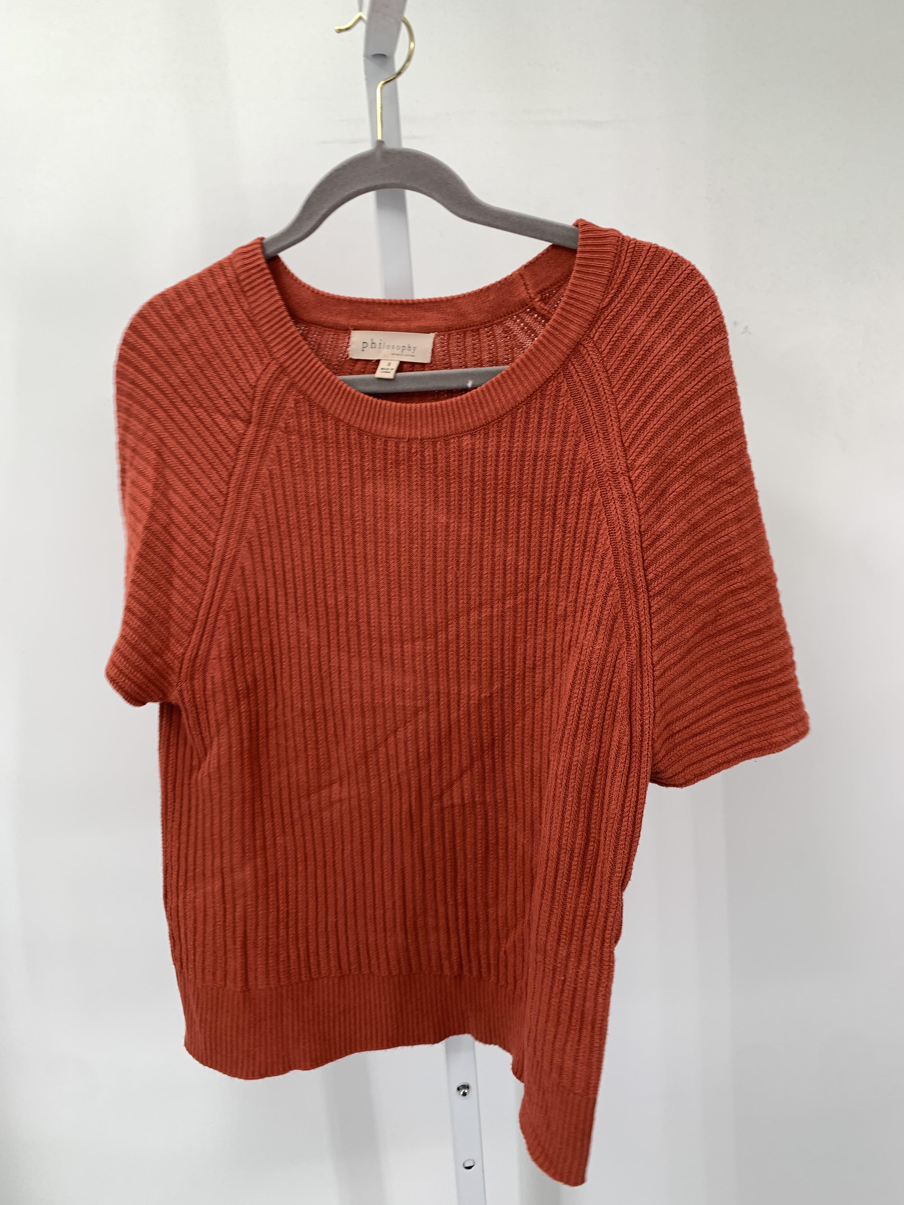 philosophy Size Small Misses Short Slv Sweater
