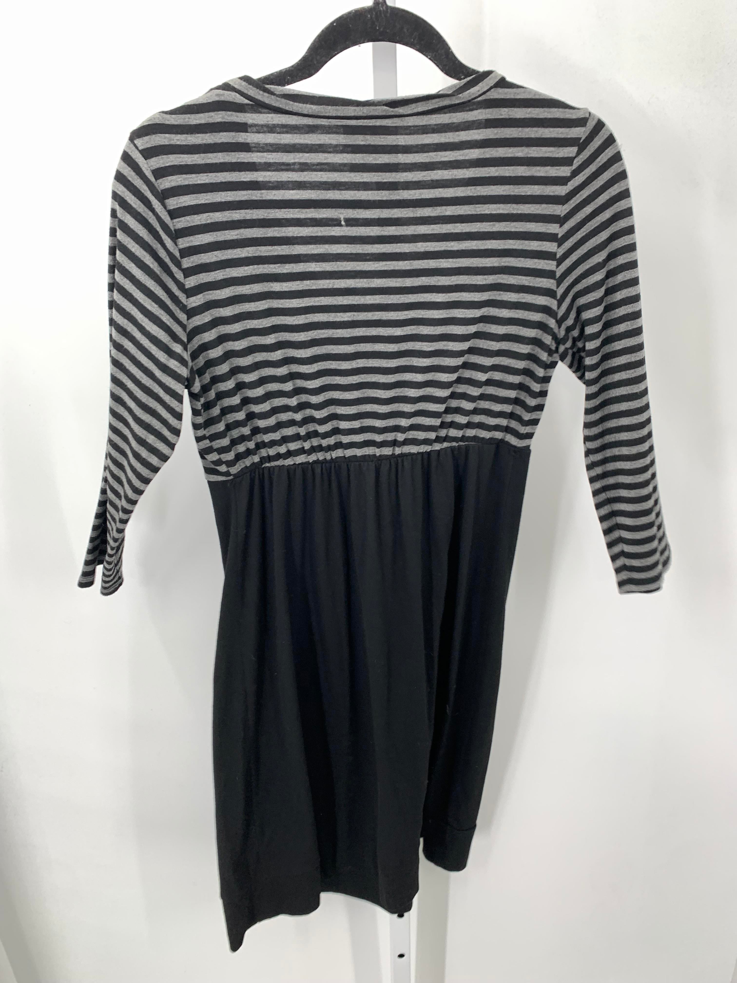 Motherhood Black Size Medium Maternity Long Sleeve Dress