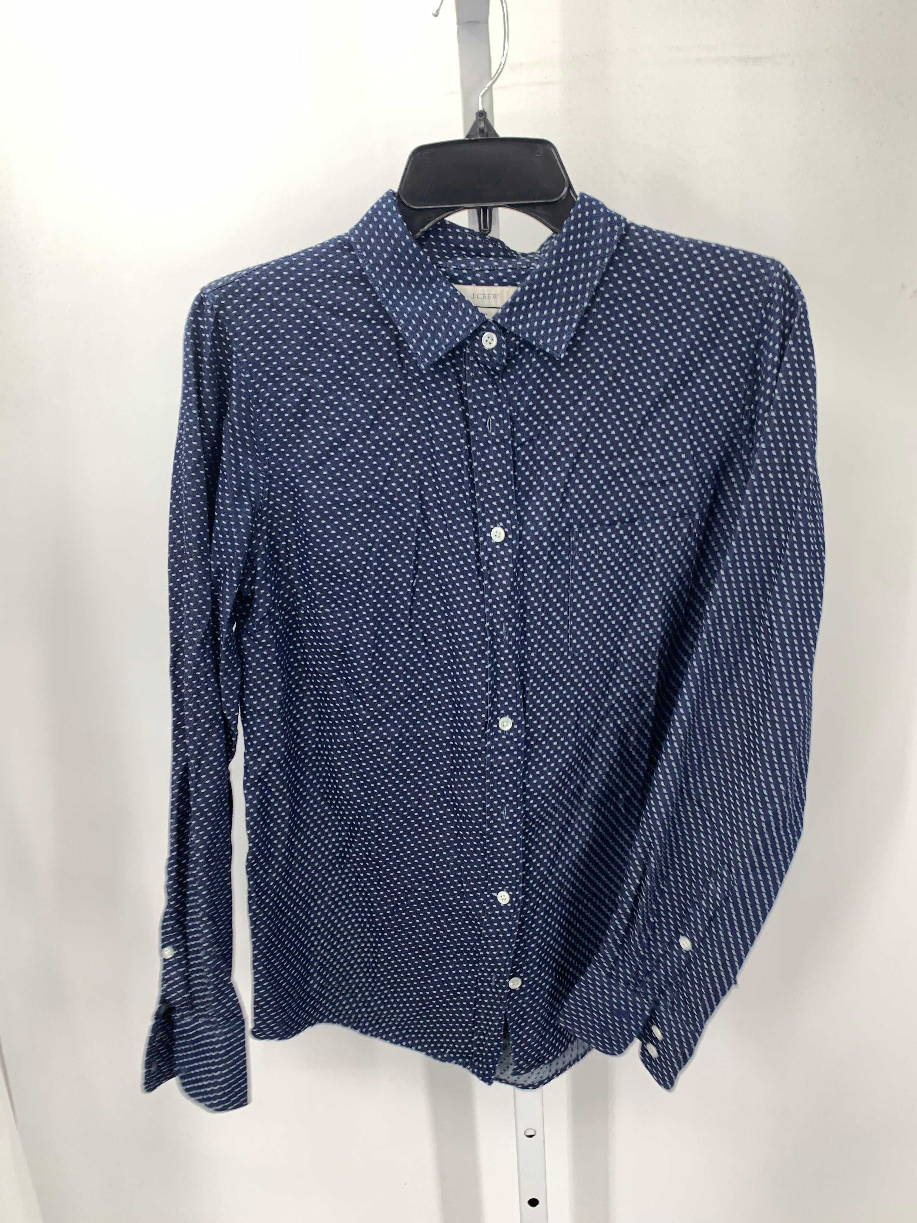J. Crew Size 8 Misses Long Sleeve Shirt