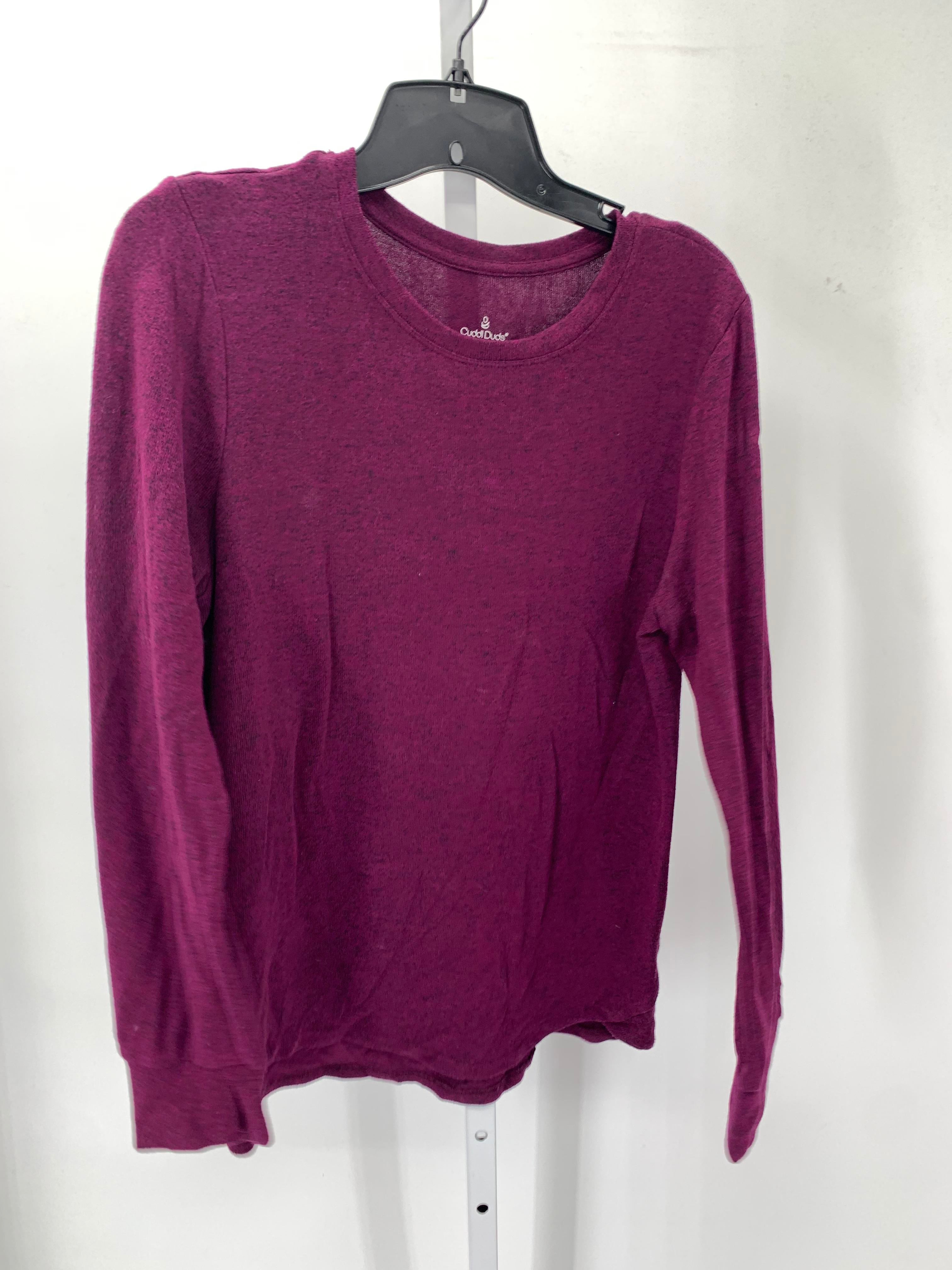 Cuddl Duds Size Large Misses Long Sleeve Shirt