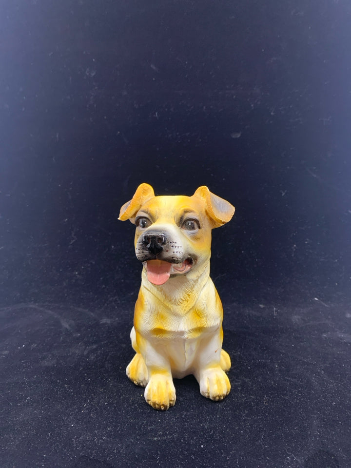 RESIN DOG W BIG HEAD.