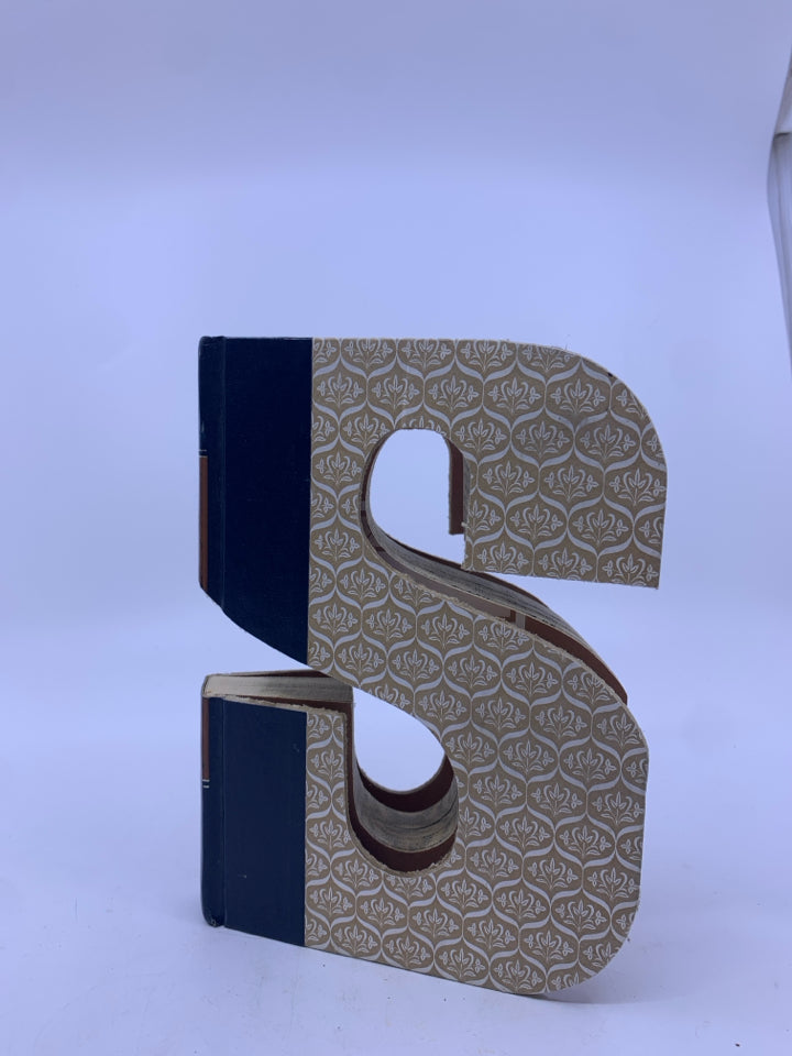 DECORATIVE "S" BOOK.