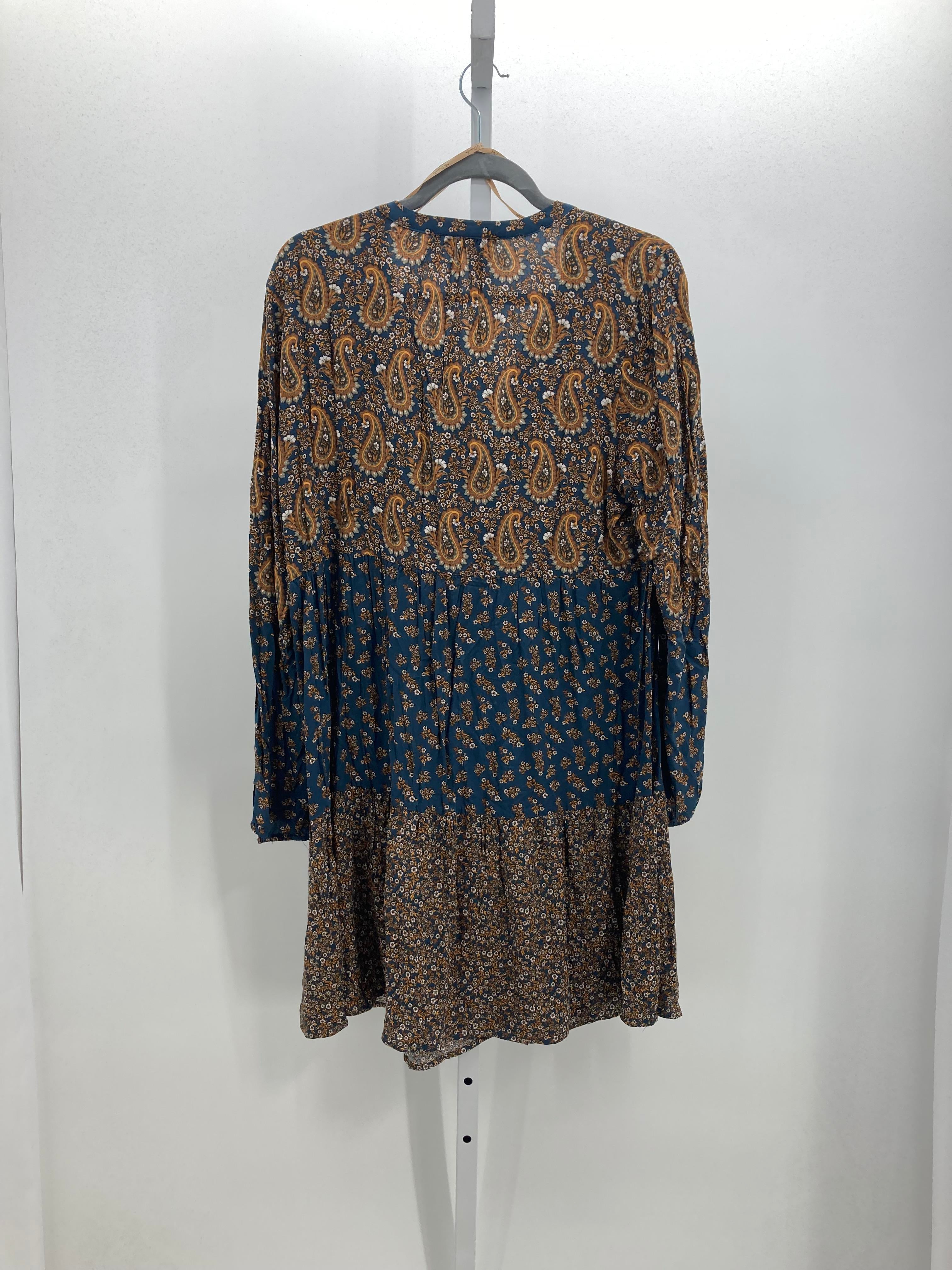 Size Large Misses Long Sleeve Dress