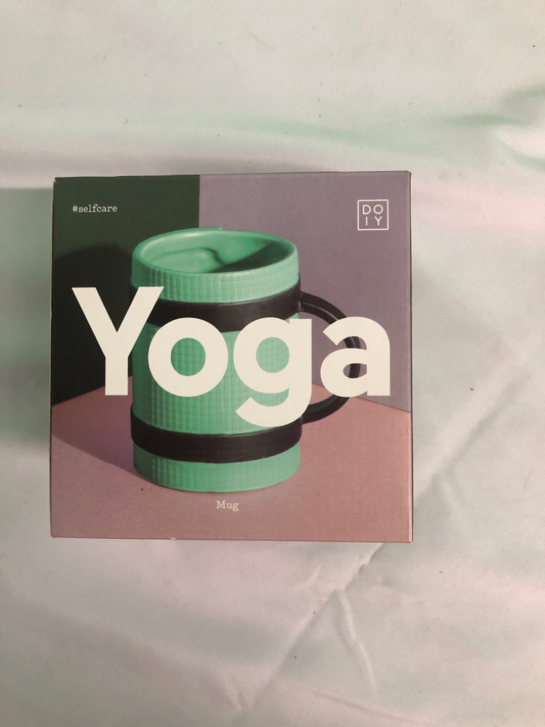 NIB YOGA MUG.
