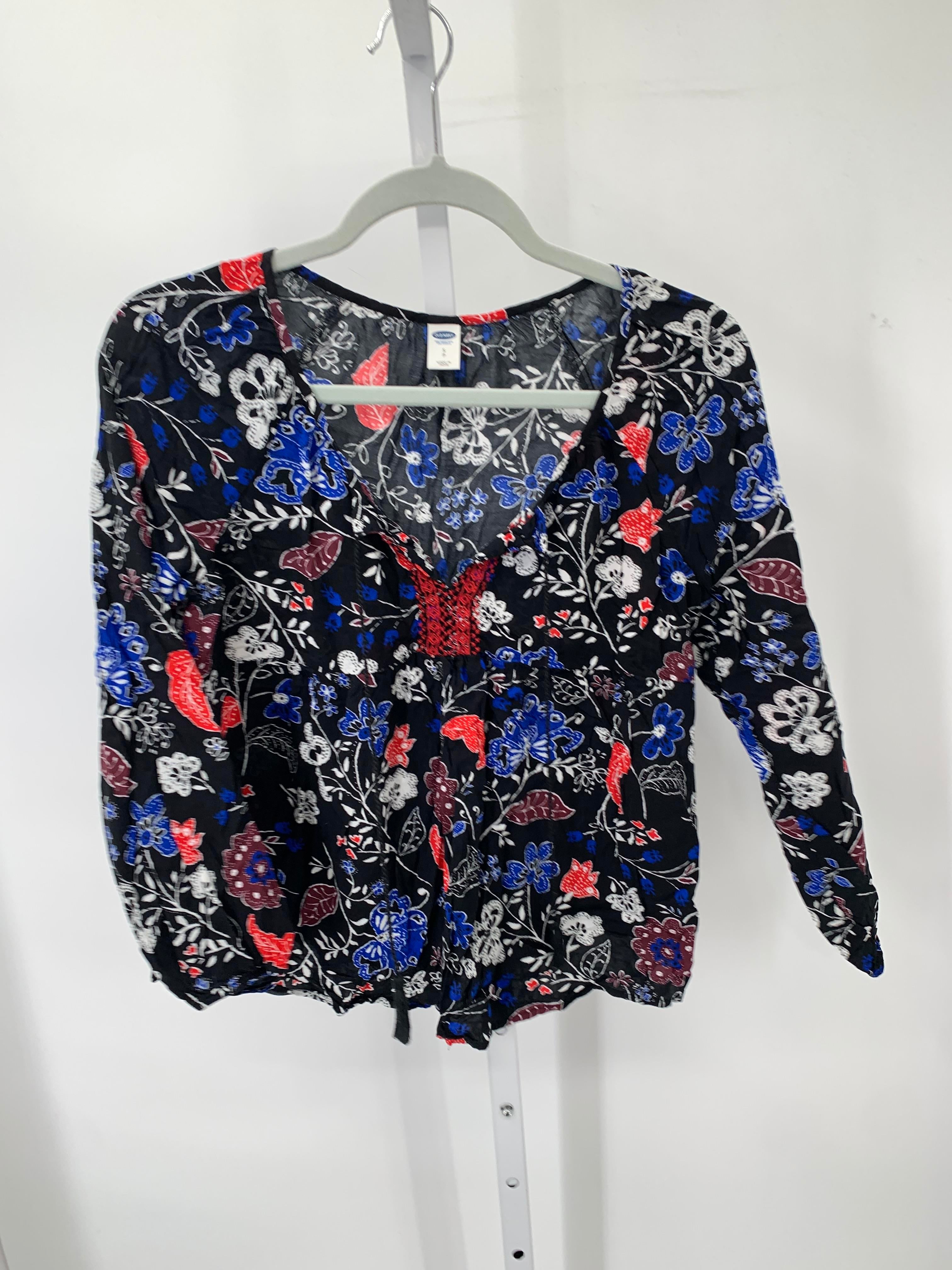 Old Navy Size Small Misses Long Sleeve Shirt