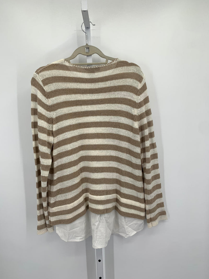 Chadwicks Size Large Petite Petite Long Slv Sweater