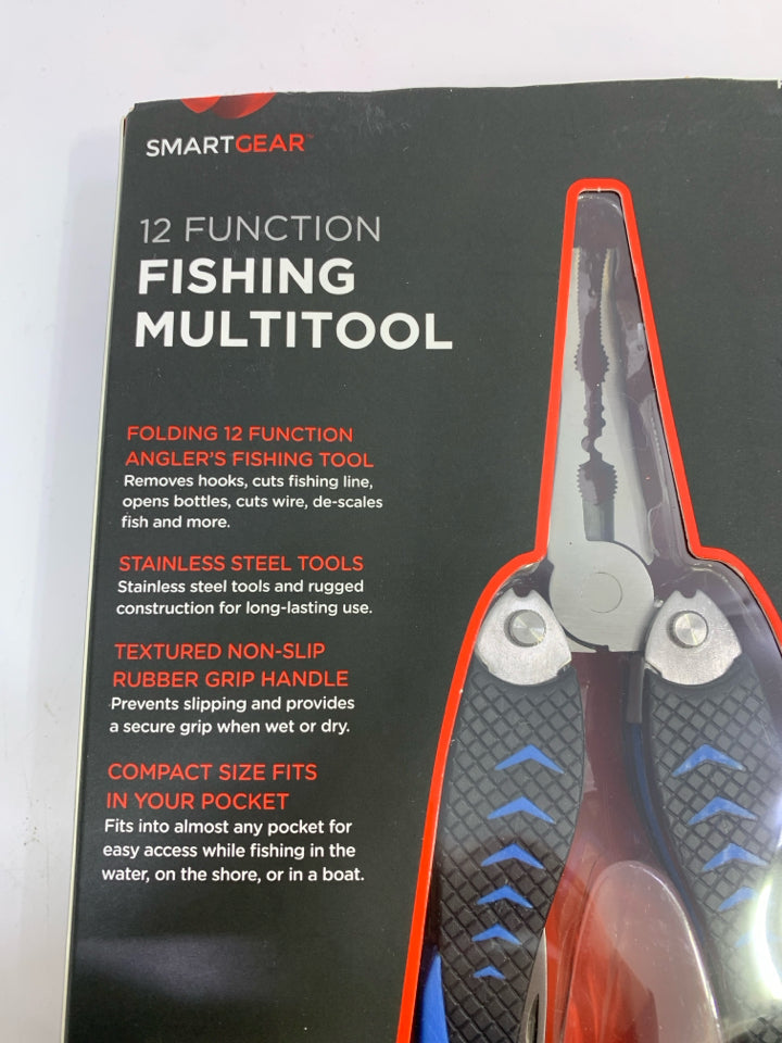 NIB SMARTGEAR FISHING 12 FUNCTION MULTITOOL.