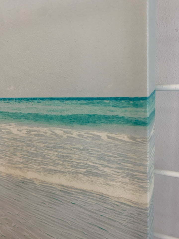 BLUE SKIES BEACH CANVAS PRINT.