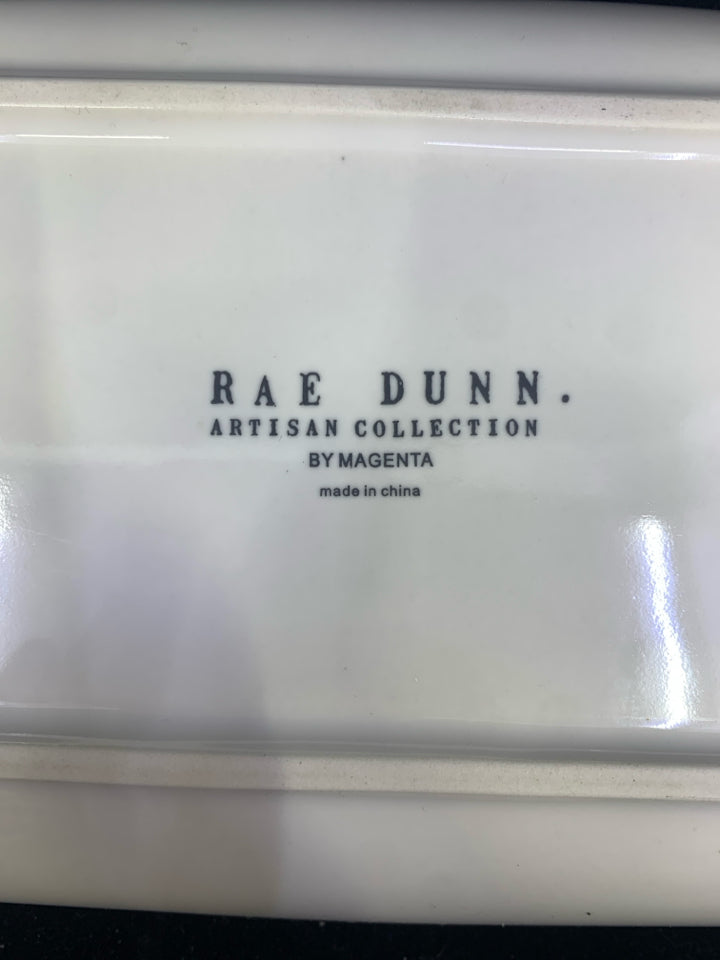 RAE DUNN RECTANGLE CHARM GLAMOUR SHINE TRAY.