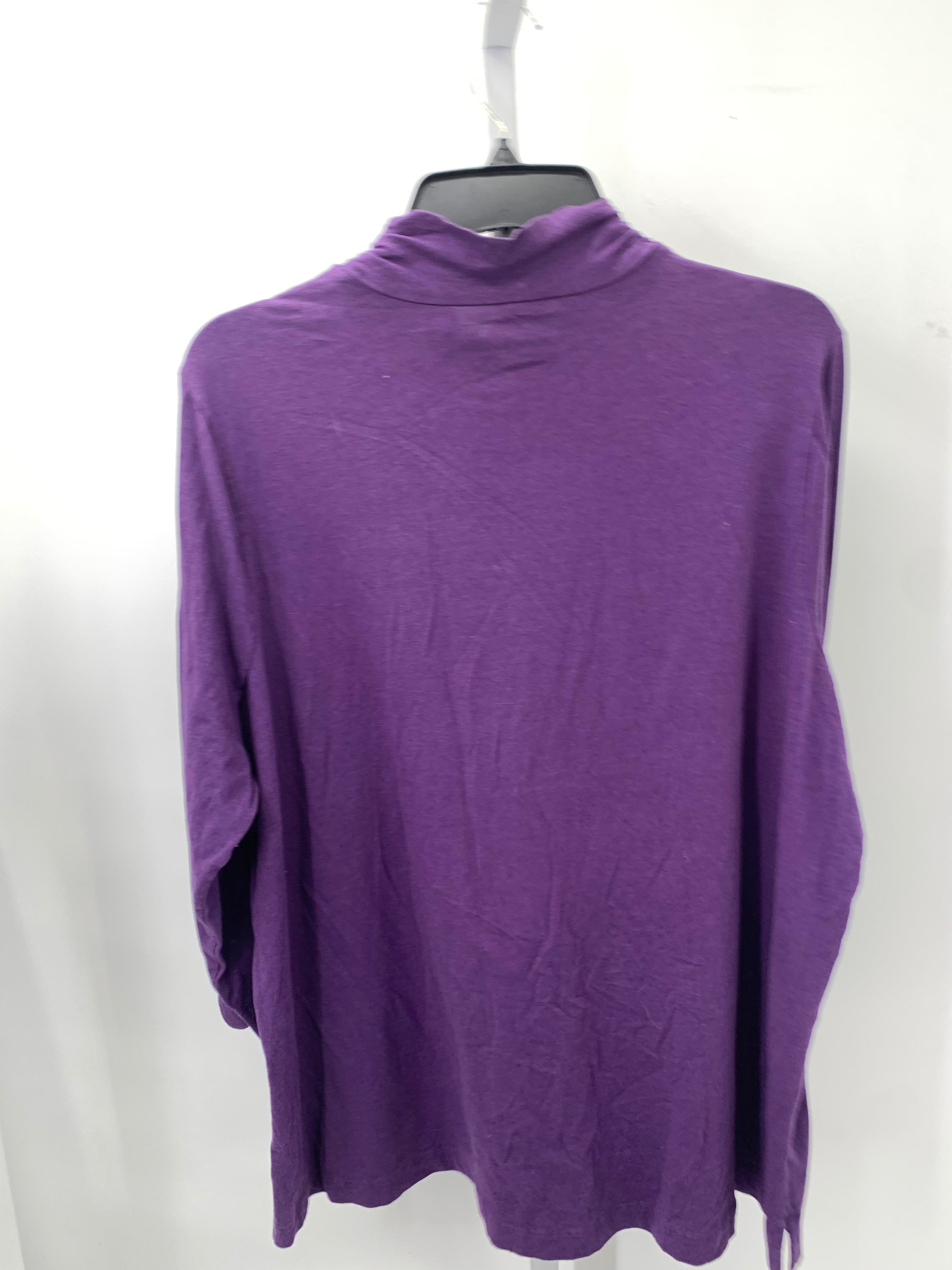 Lands End Size 2X Womens Long Sleeve Shirt