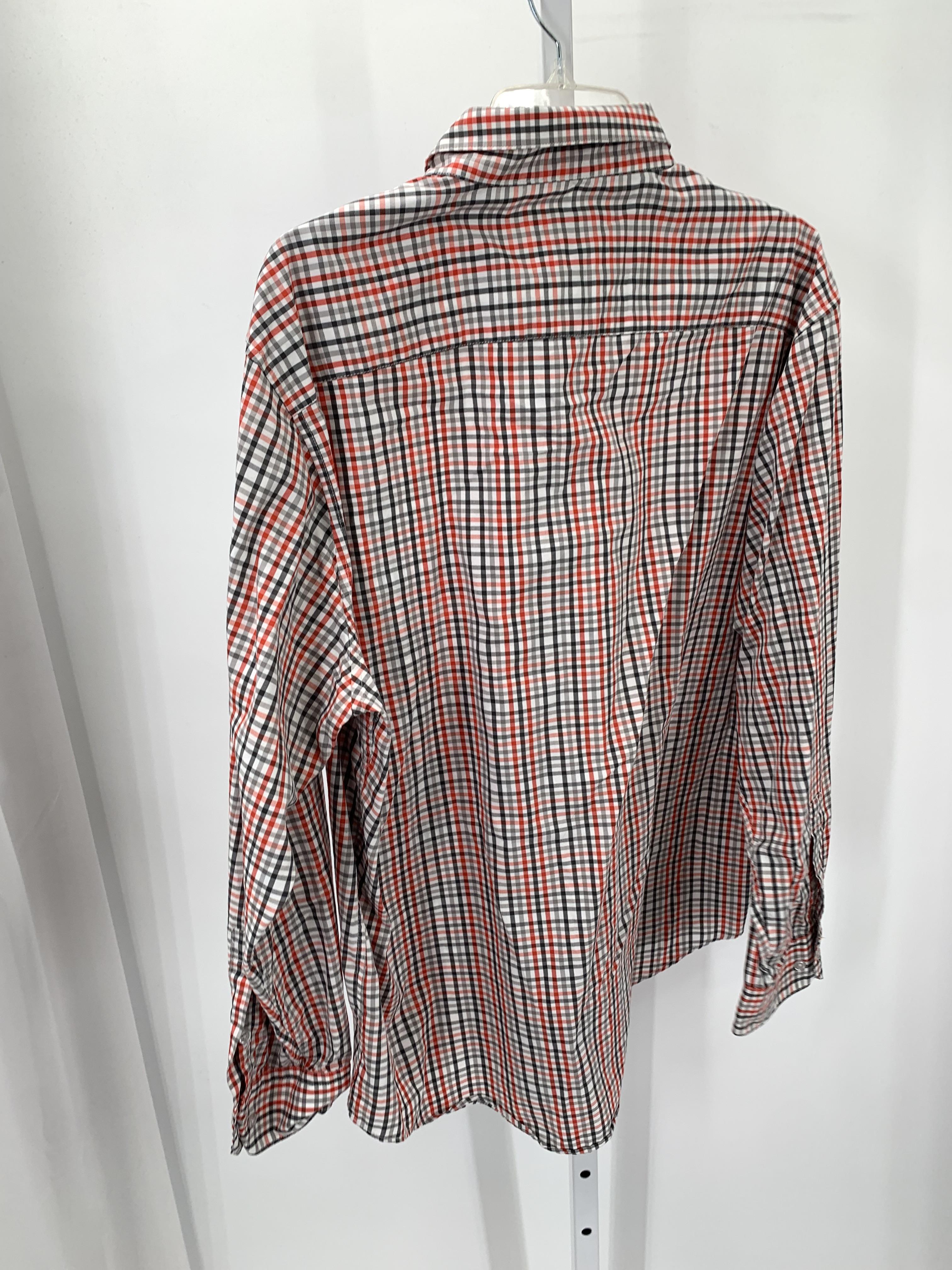 RED WHITE PLAID
