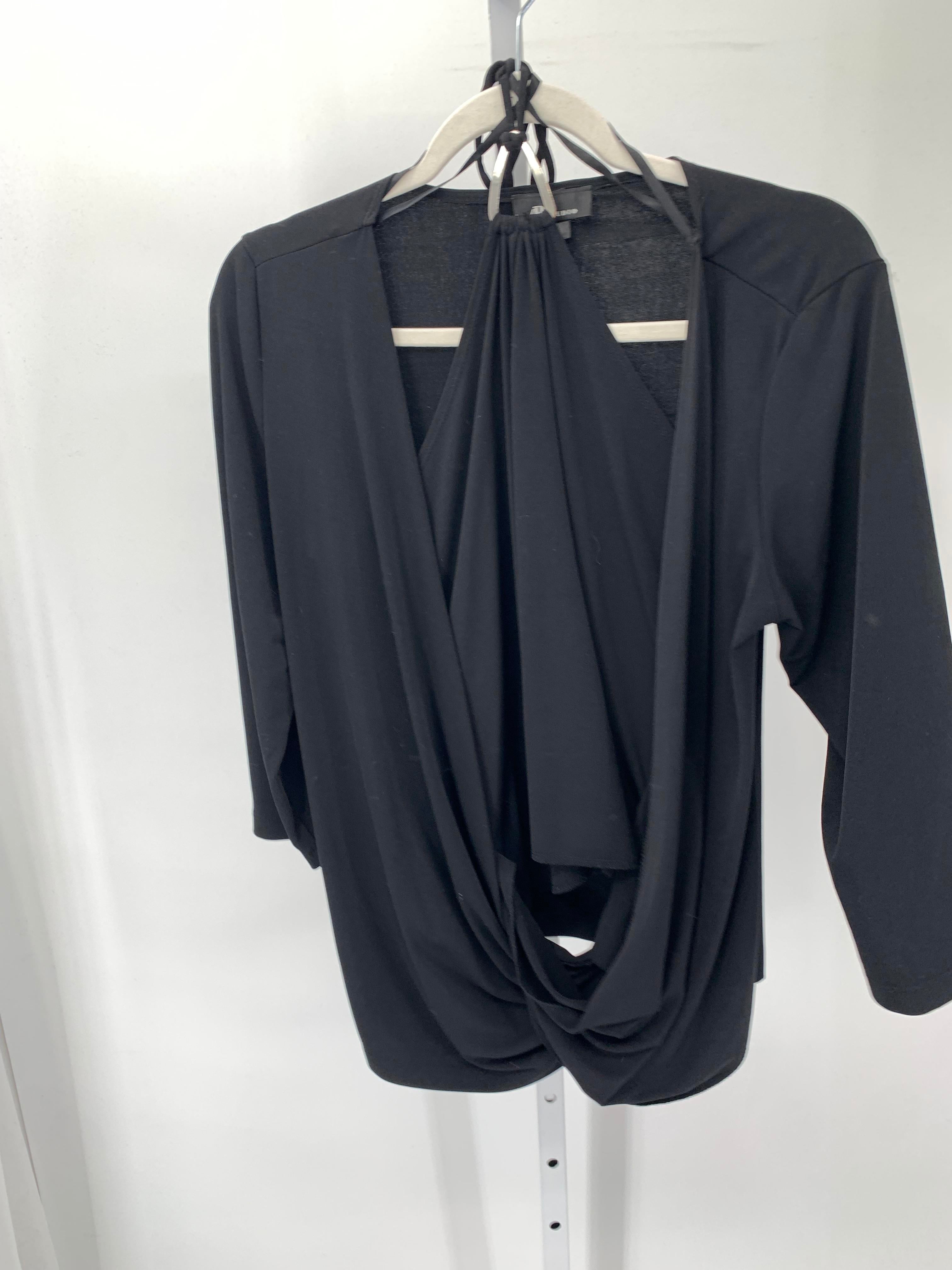 Ab Studio Size Large Misses 3/4 Sleeve Shirt