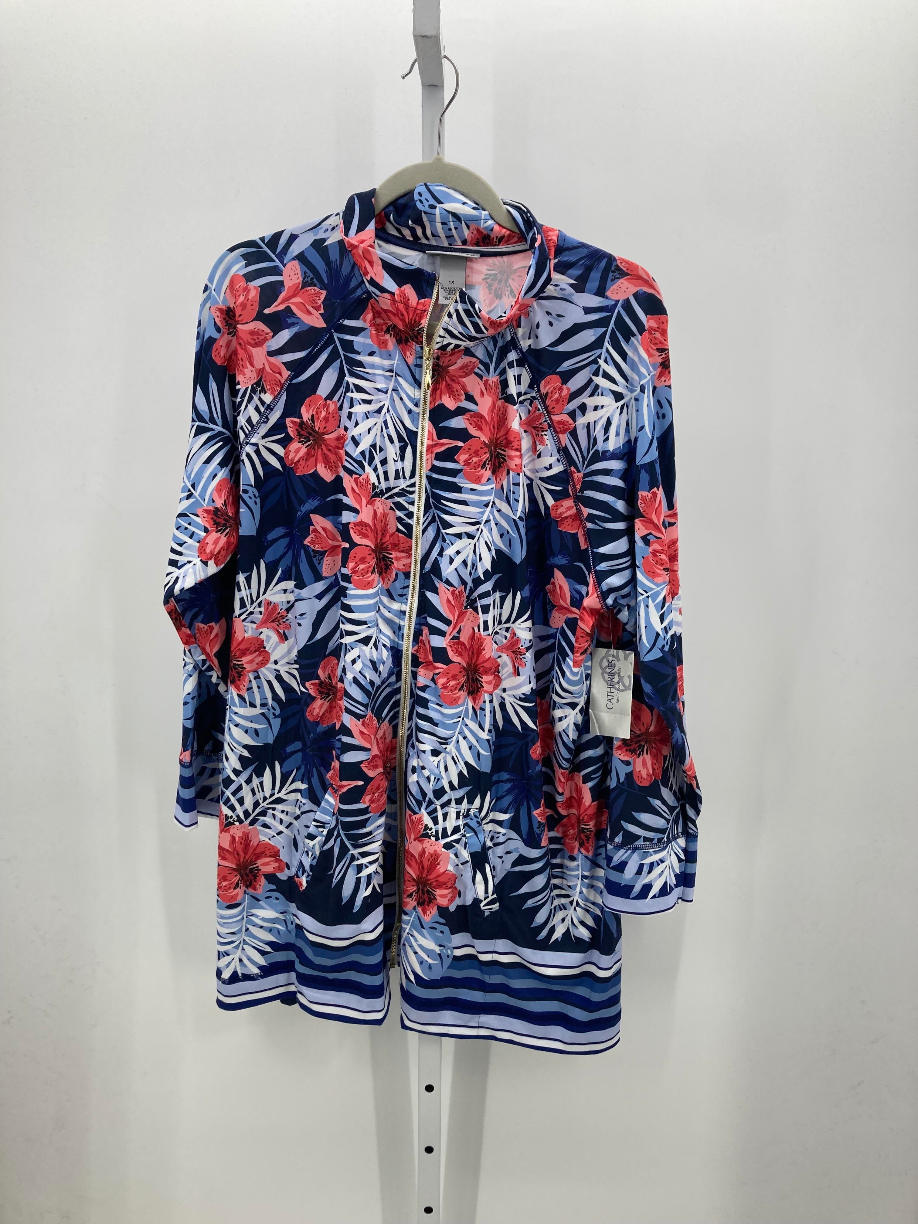 Catherine Size 1X Womens Lightweight Jacket