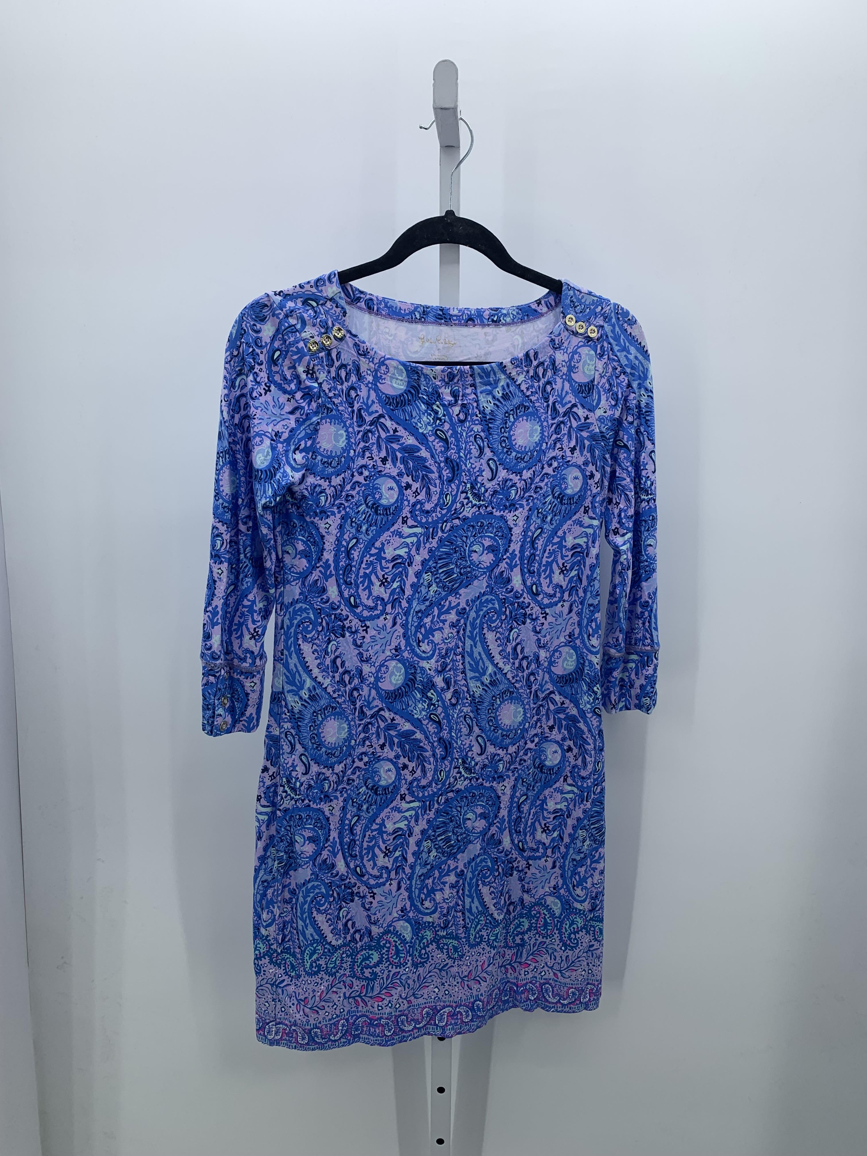 Lilly Pulitzer Size Small Misses 3/4 Sleeve Dress