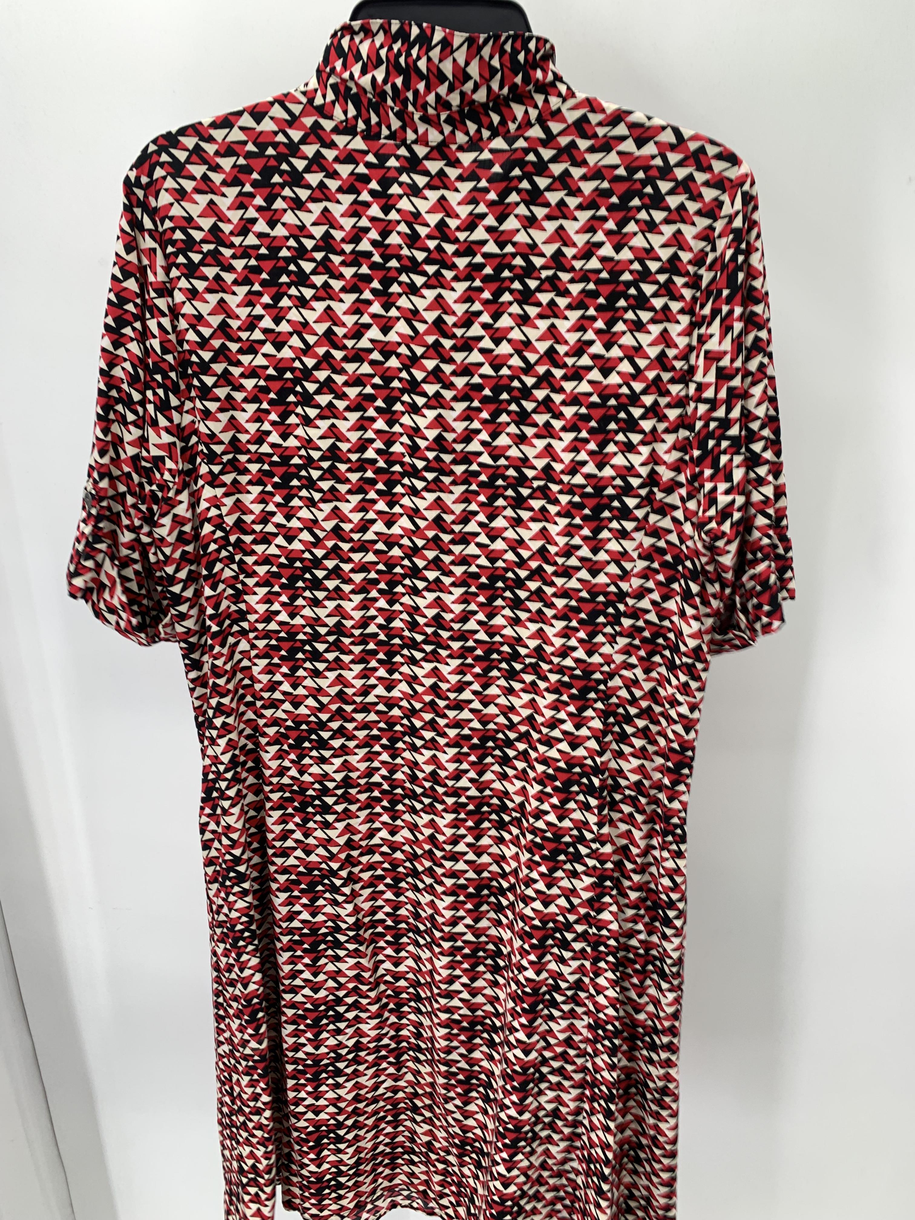 J-Jill Size 12 Misses Short Sleeve Dress