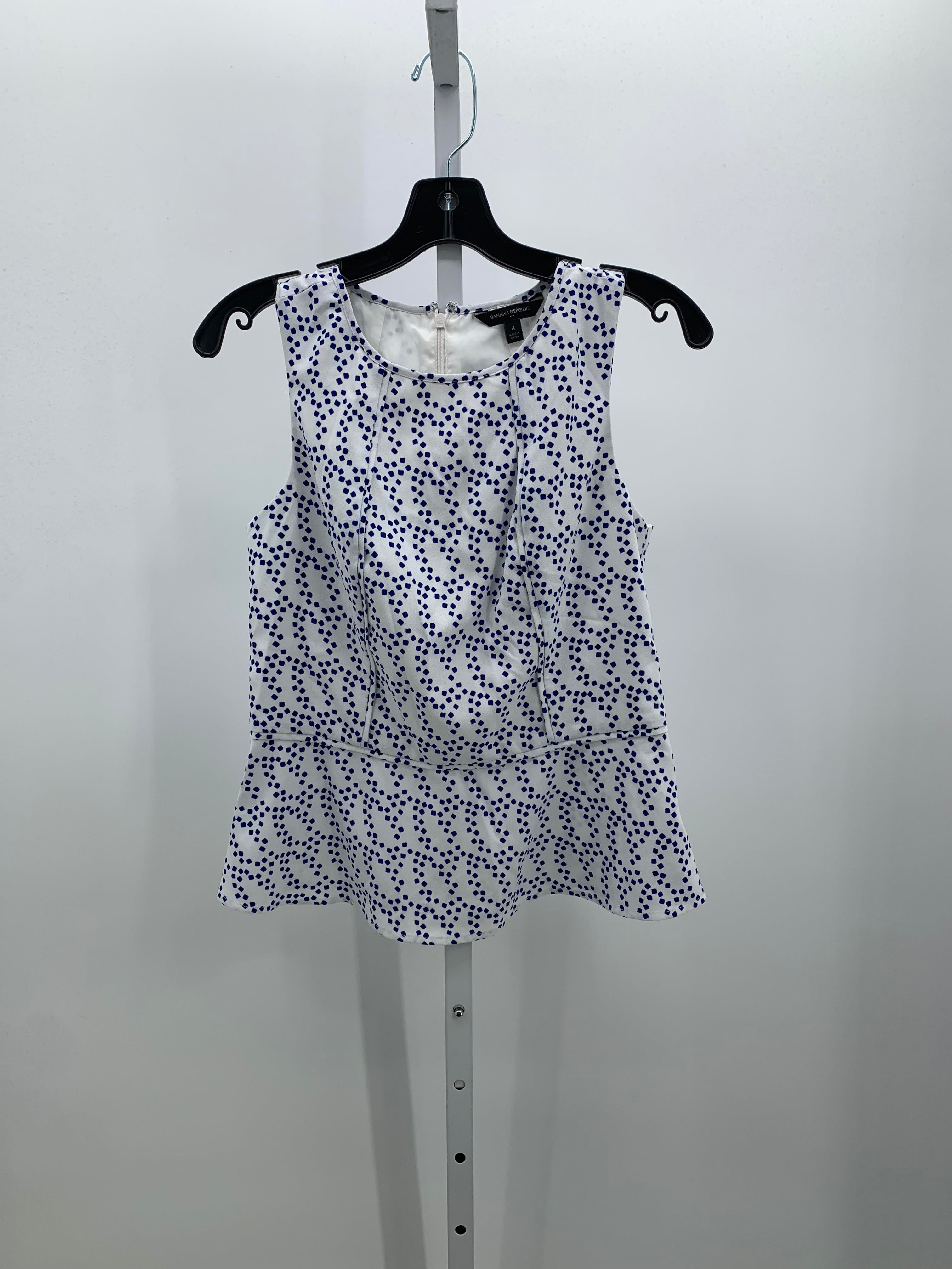 Banana Republic Size 4 Misses Sleeveless Shirt
