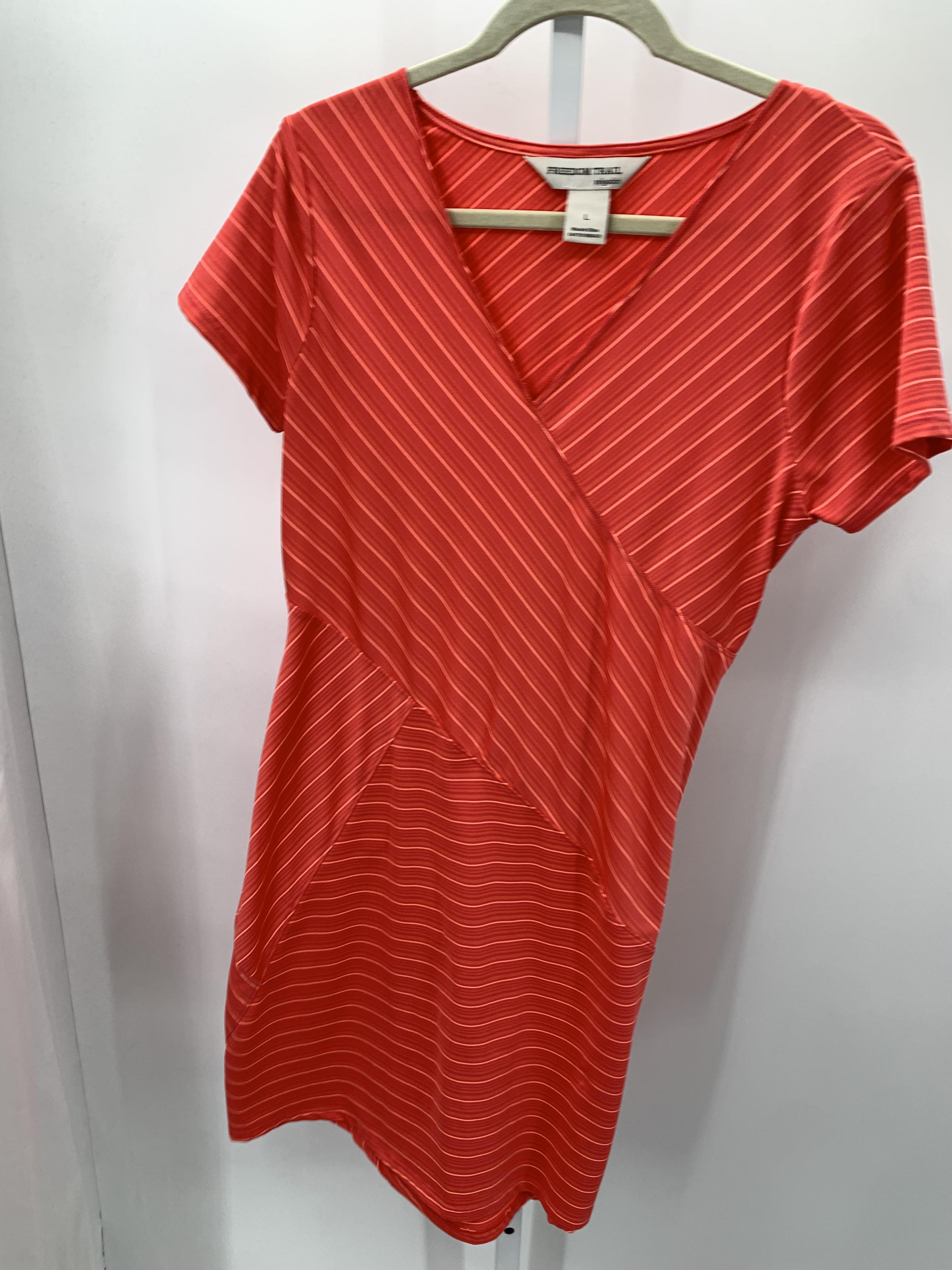 Freedom Trail Size Large Misses Short Sleeve Dress