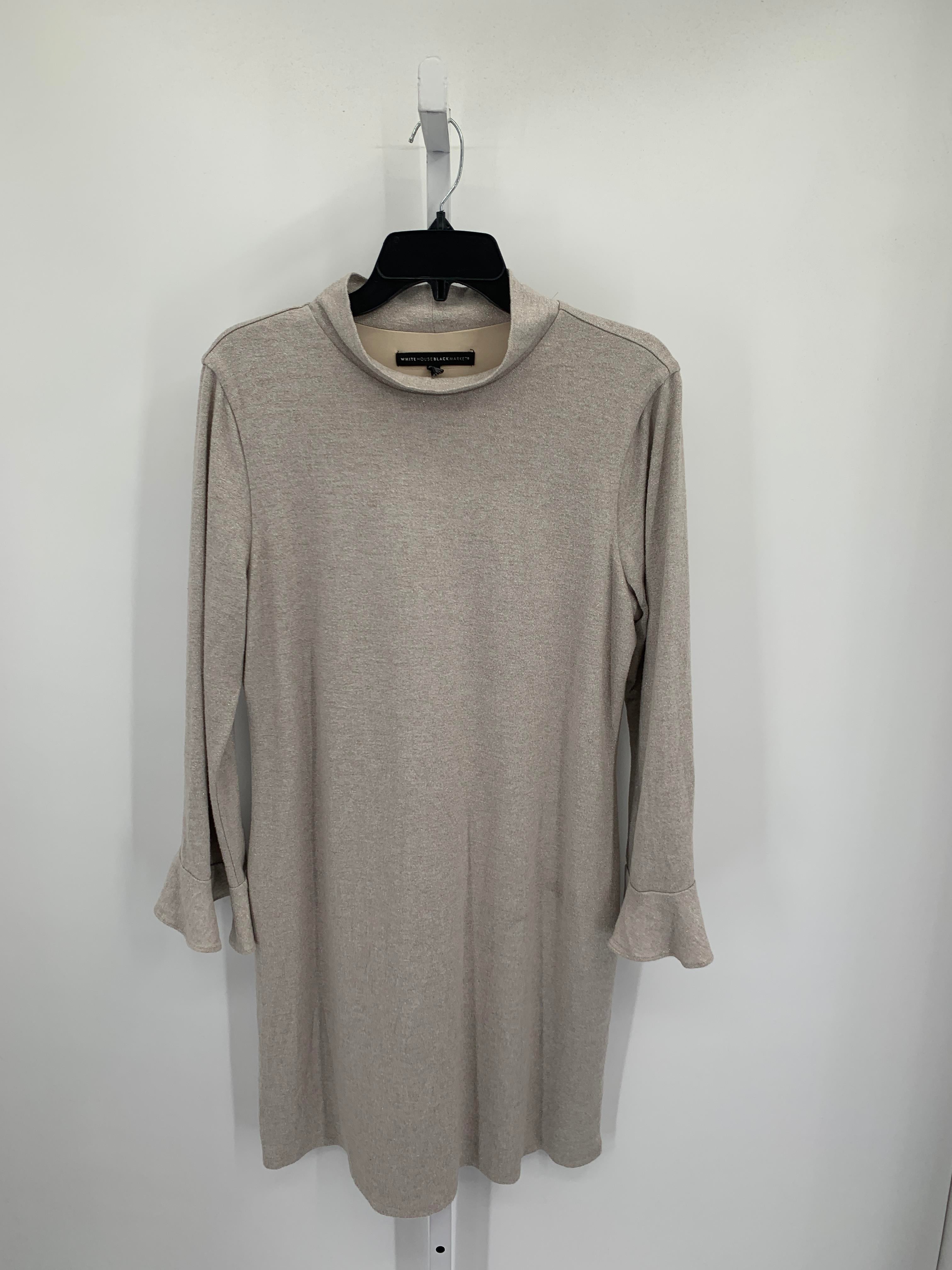 White House Black Size Extra Large Misses Long Sleeve Dress